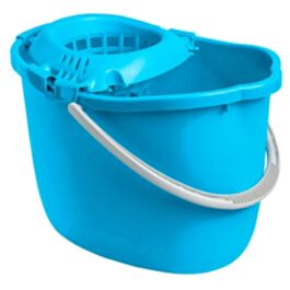 Bucket with Cone Wringer, 15L, Blue- 12 / Case