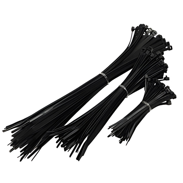Cable Ties, 14", 50 Lbs Tensile Strength, Black – 100/Bag
