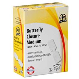 Butterfly Closures, 1.25 x 4.5cm - 100 / Box