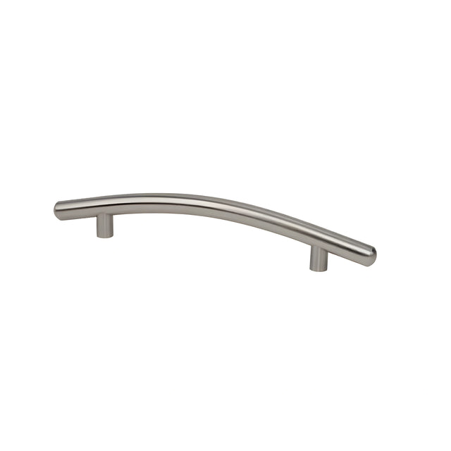 CGS Brushed Nickel Finish Curved Bar Pull, Curv.BarHandle, C/C288mm, L352mm - Pack of 1