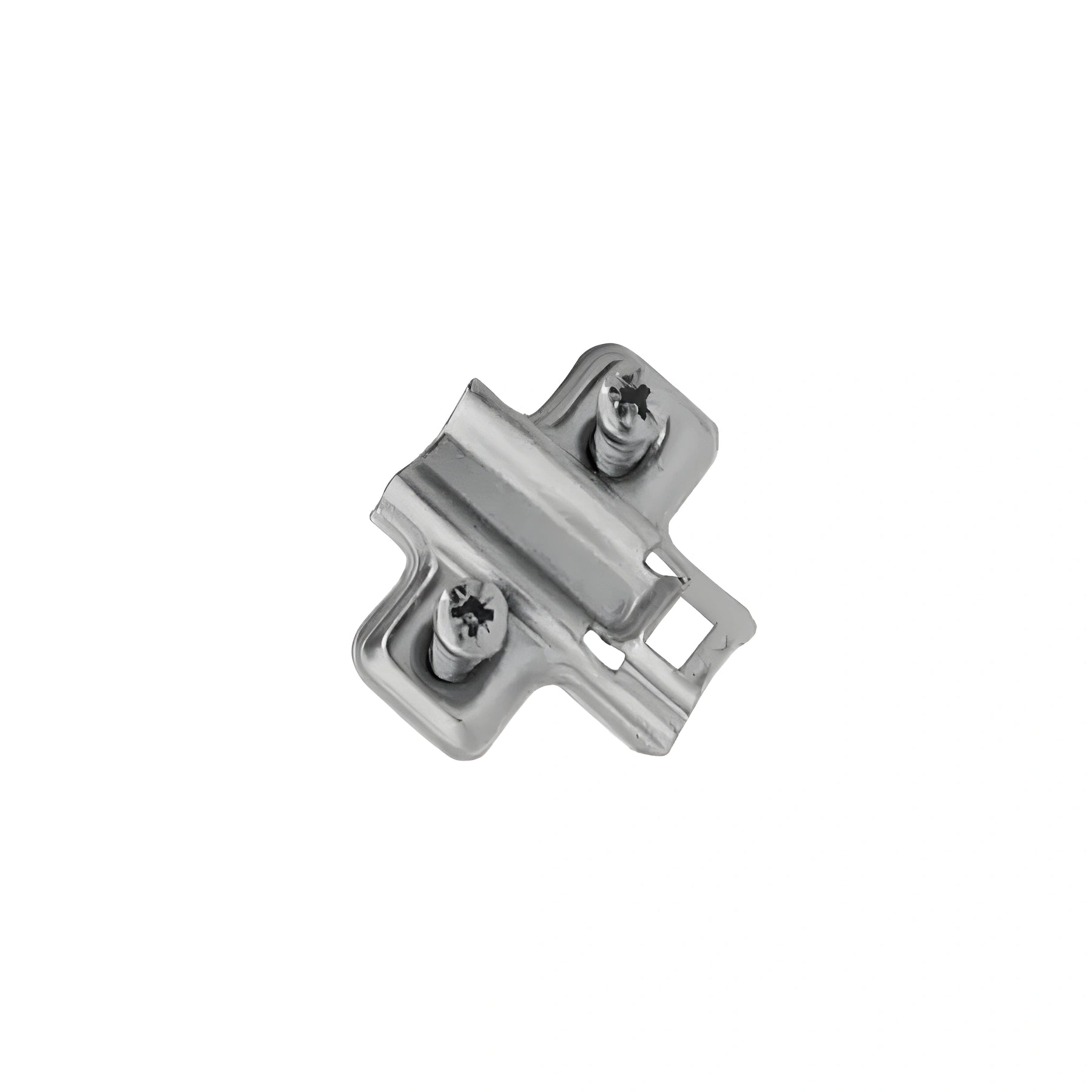 CGS Euro Mounting Plates For Clip-On With pre-mounted expanding 5mm Dowel / Wood Screws