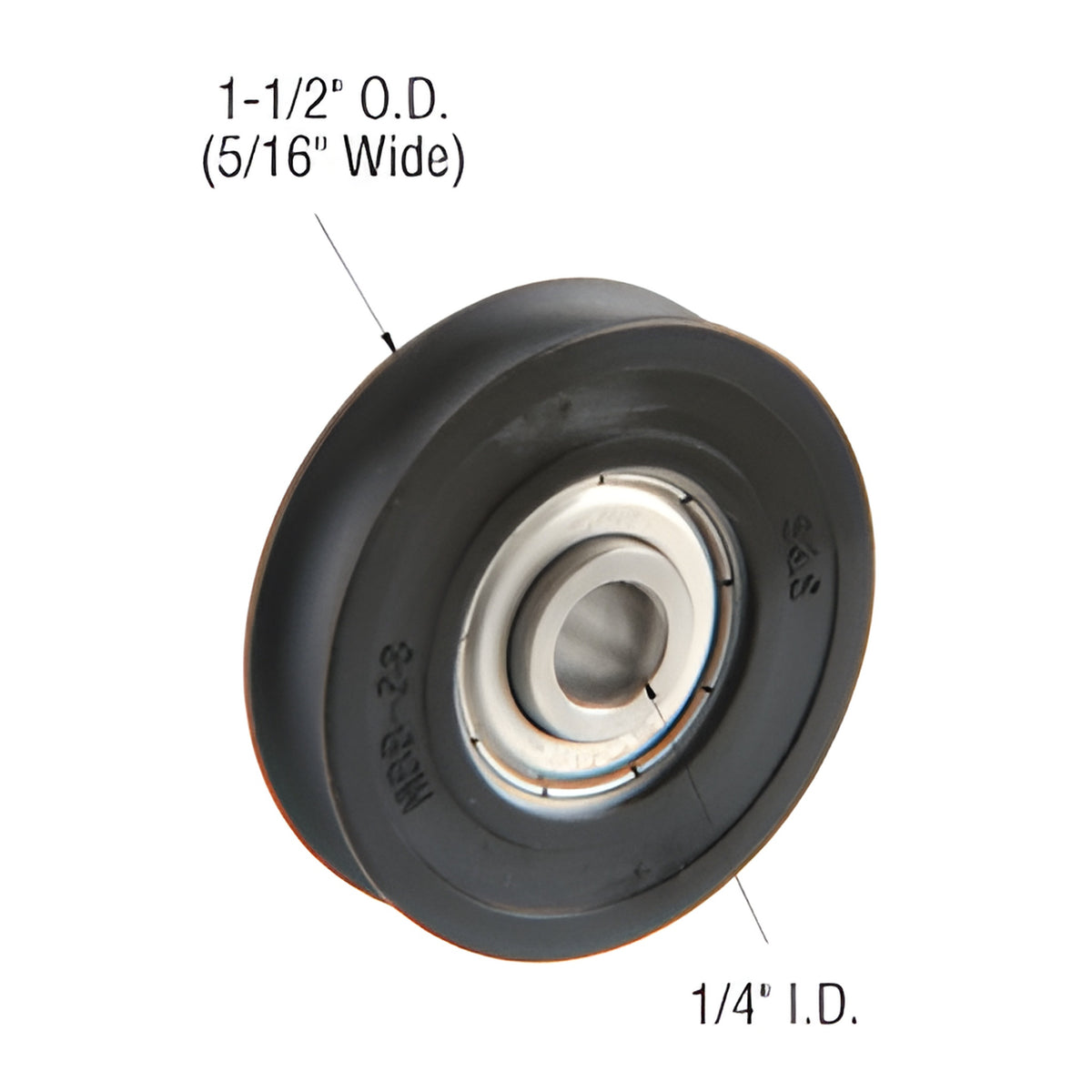 CRL 1-1/2" Diameter Sealed Ball Bearing Rollers - 2/Pkg