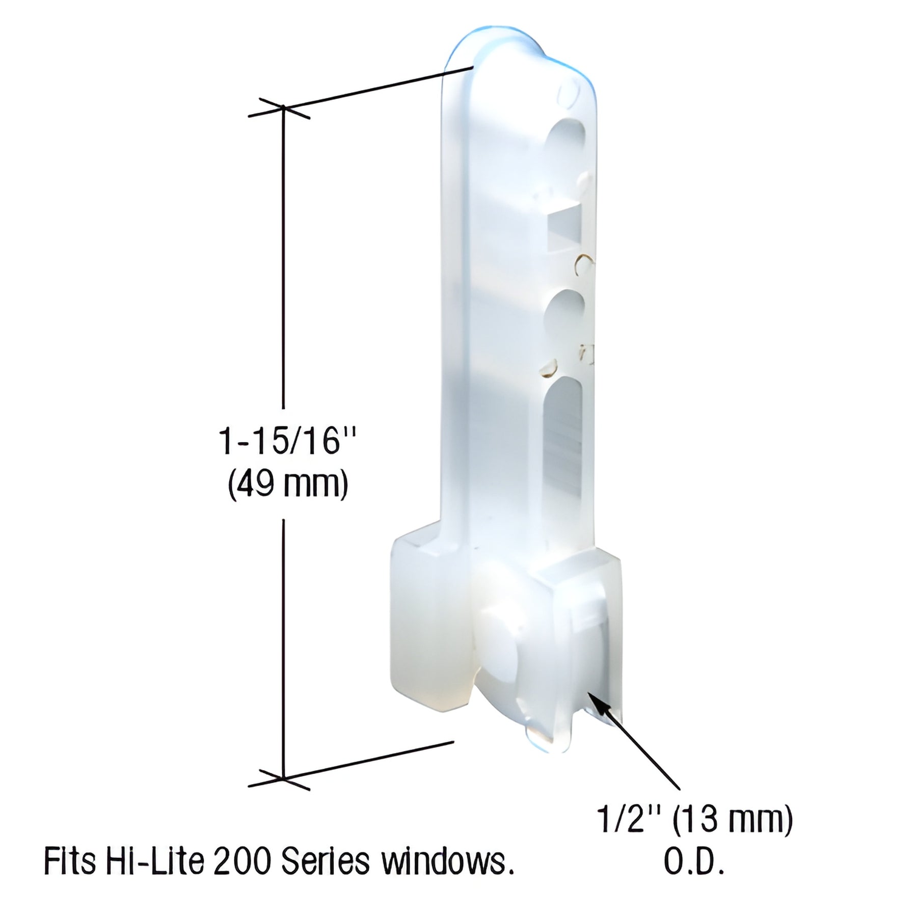 CRL 1/2" Nylon Sliding Window Roller for HiLite Windows