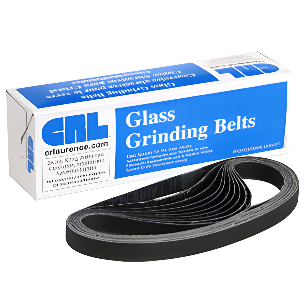 CRL 1/2" x 18" 400X Grit Silicon Carbide Abrasive Belt - 10/Bx