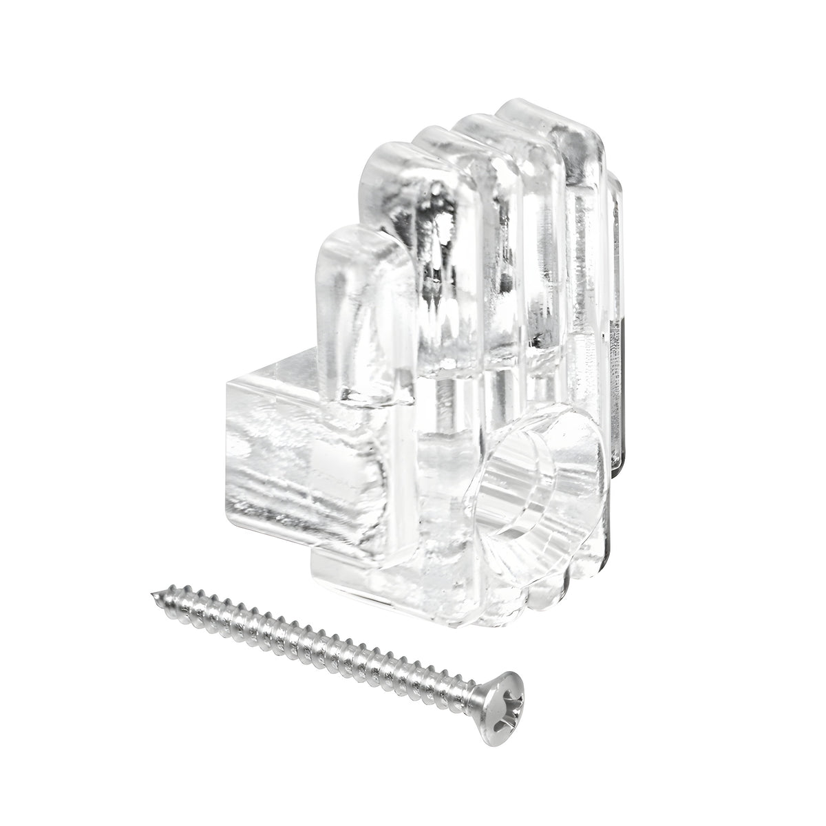 CRL 1/4"Clear Standard Plastic Mirror Clip