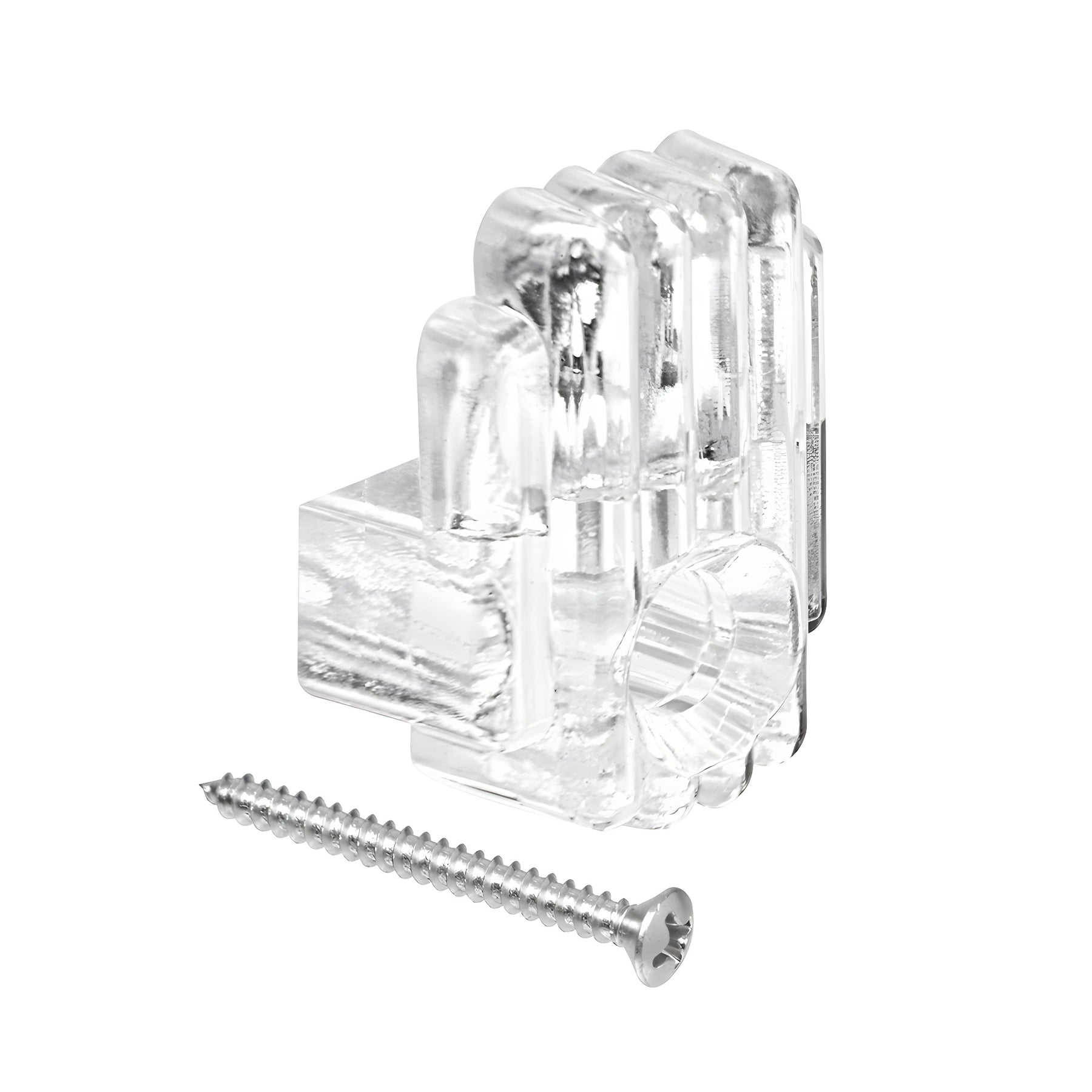 CRL 1/4"Clear Standard Plastic Mirror Clip