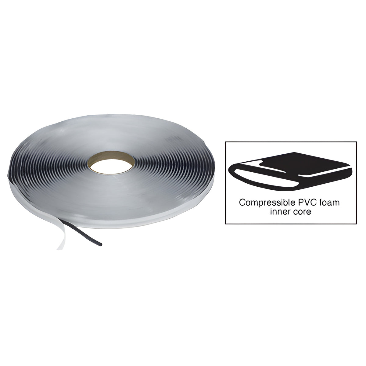 CRL 1/4" Foam Core Butyl Tape