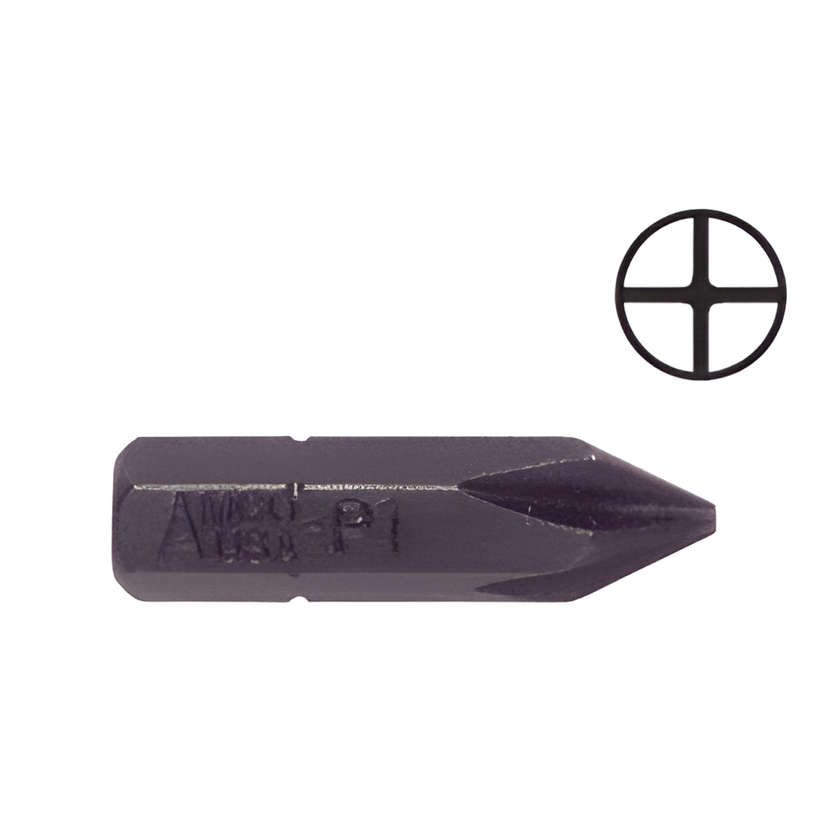 CRL 1/4" Hex Phillips Insert Bit No. 1 Point