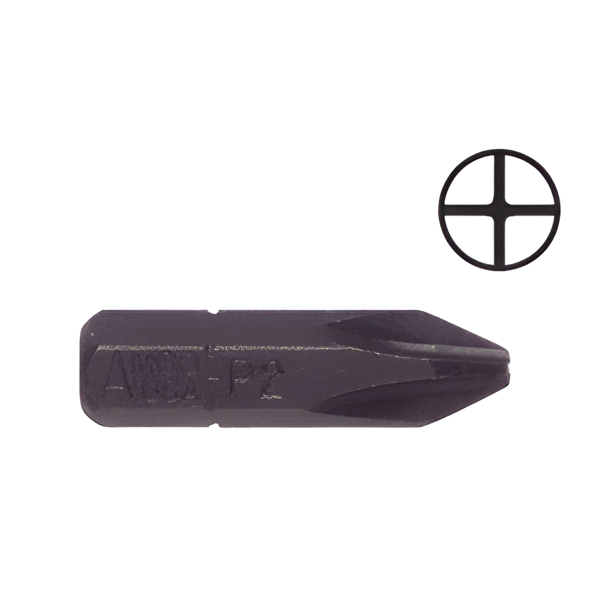 CRL 1/4" Hex Phillips Insert Bit No. 2 Point