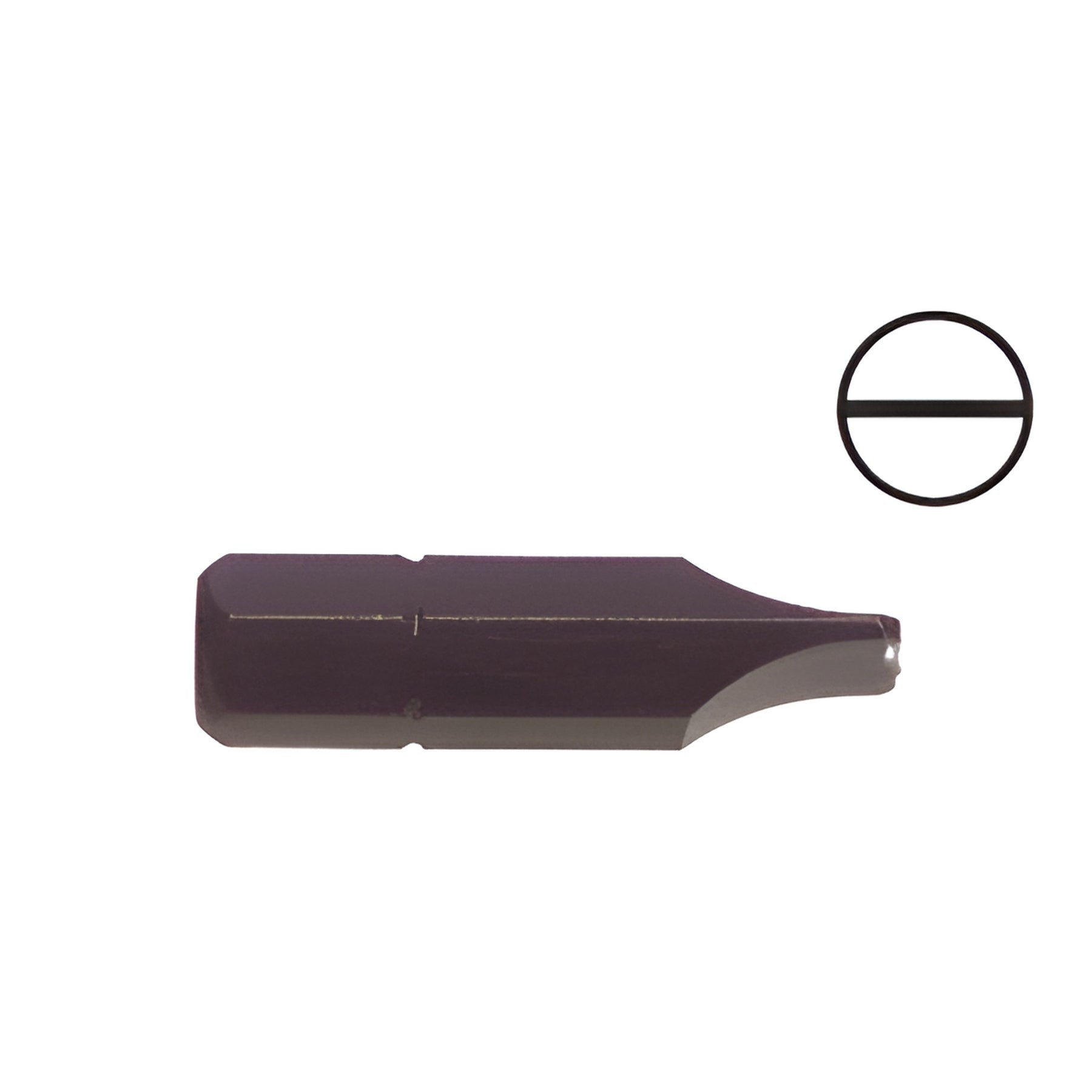 CRL 1/4" Hex Slotted Insert Bit for No. 8 Screw