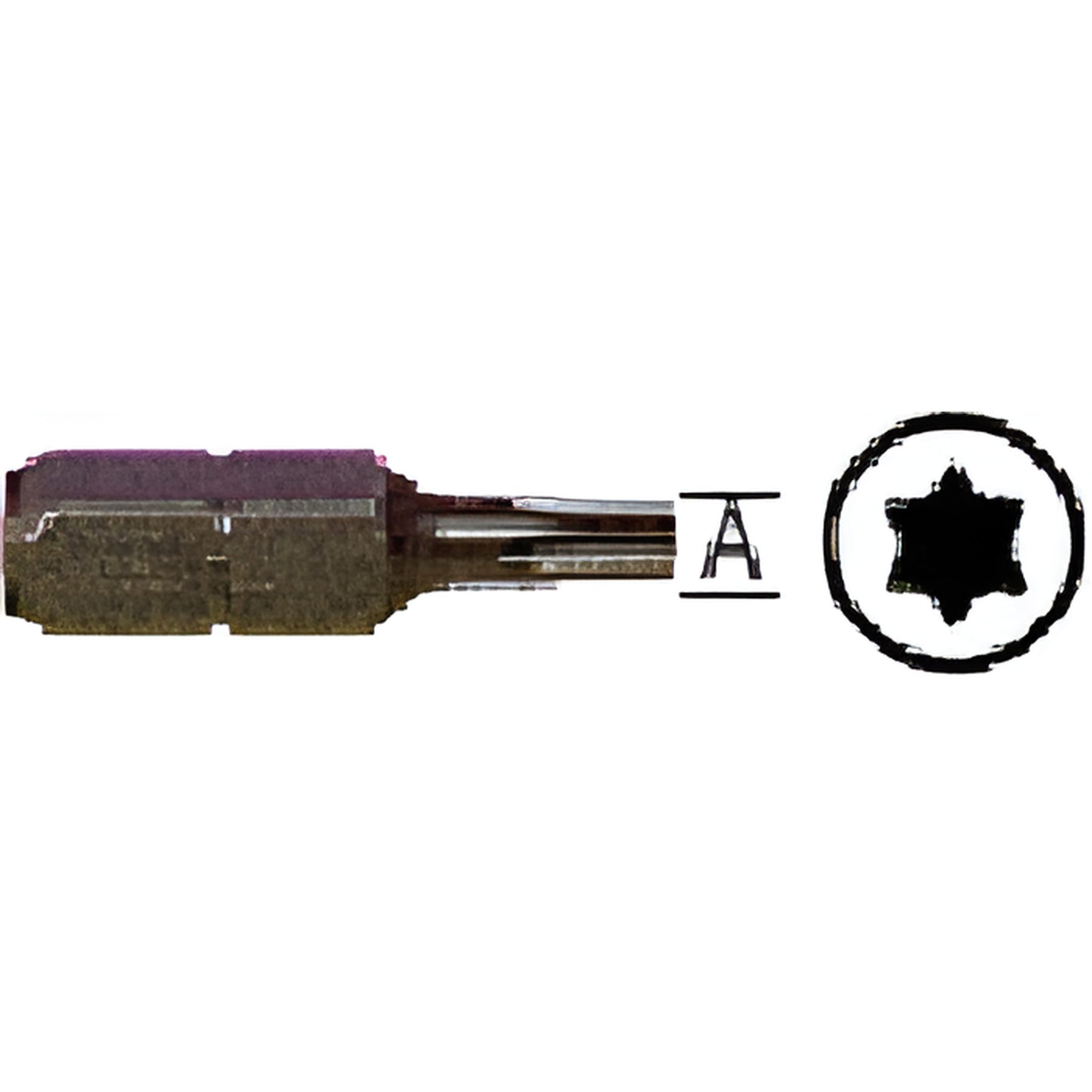 CRL 1/4" Hex T15 Torx® Insert Bit
