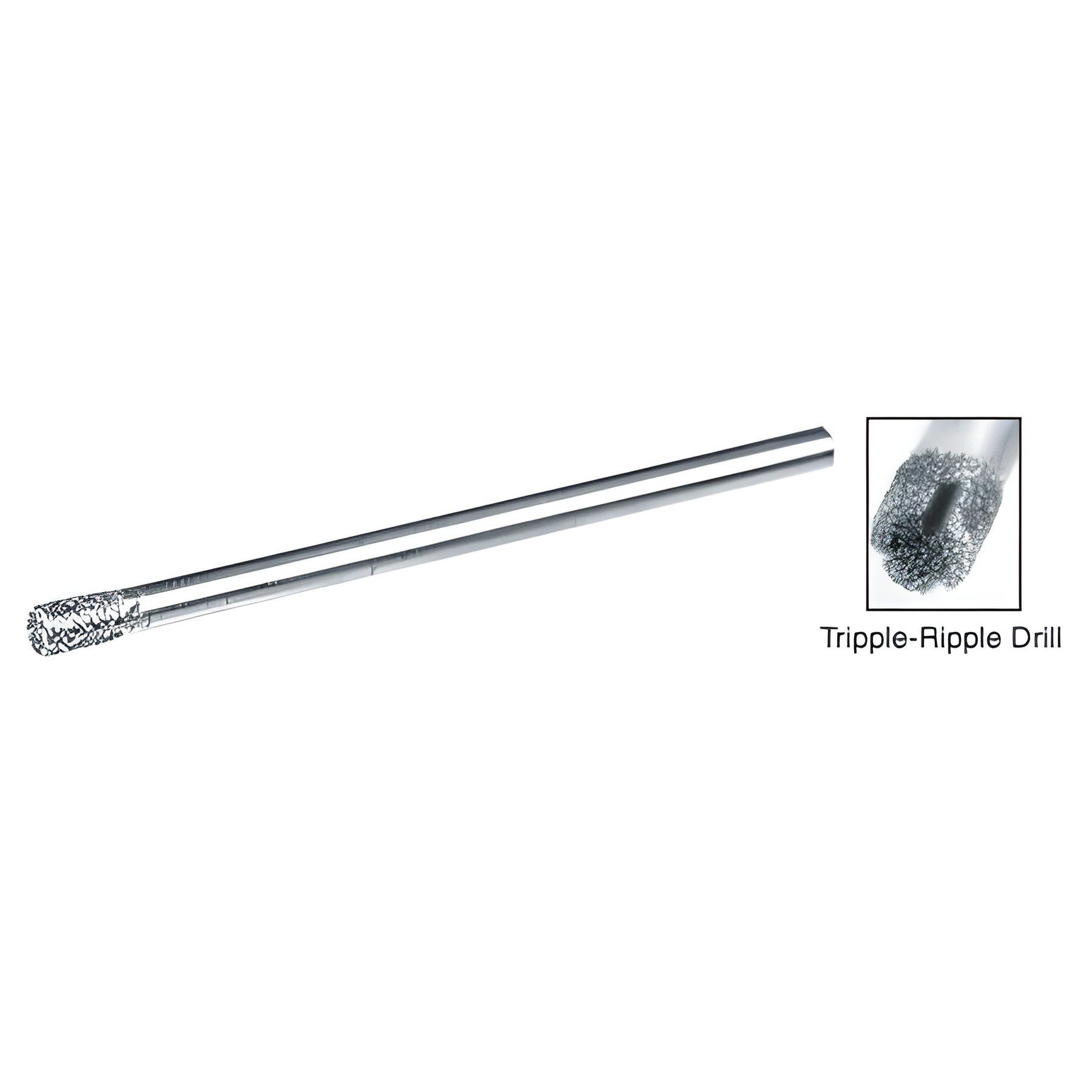 CRL 1.8 mm Tripple-Ripple™ Plated Diamond Drill