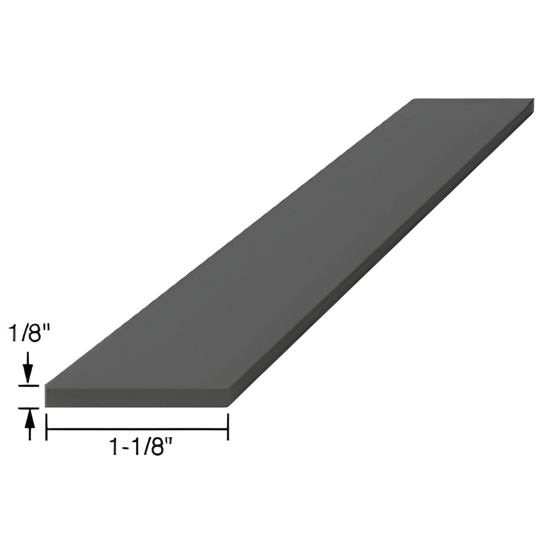 CRL 1/8" x 1-1/8" x 4" EPDM Rubber Setting Blocks