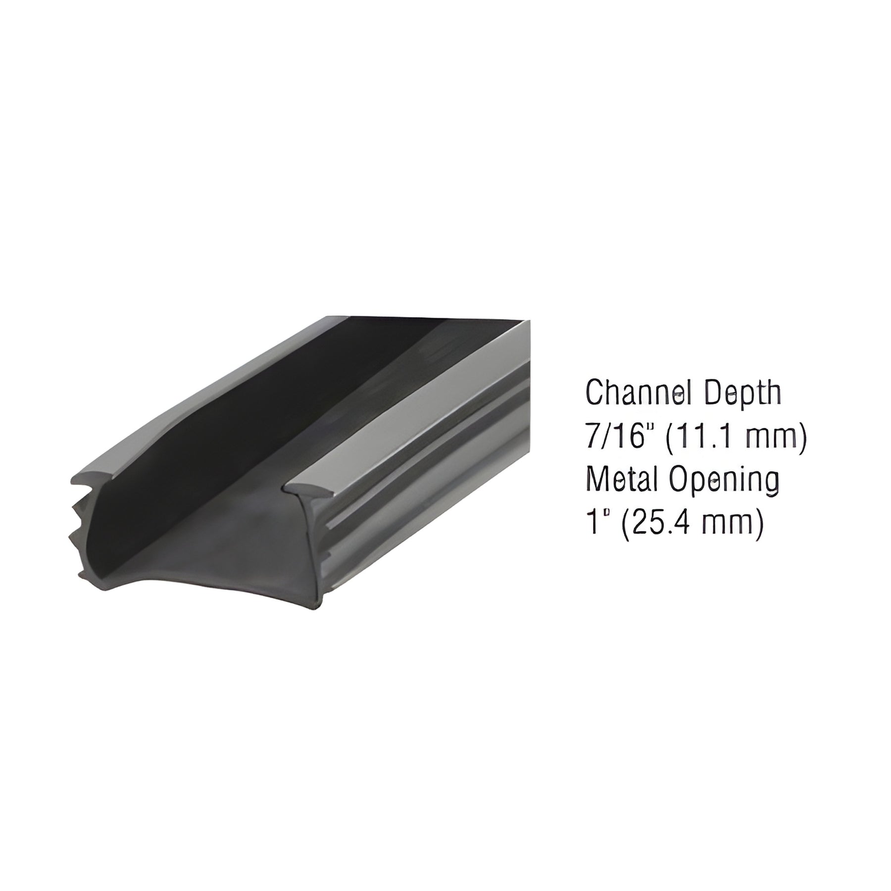 CRL 1" Adaptor Glazing Vinyl for WA175 Adapter Channel