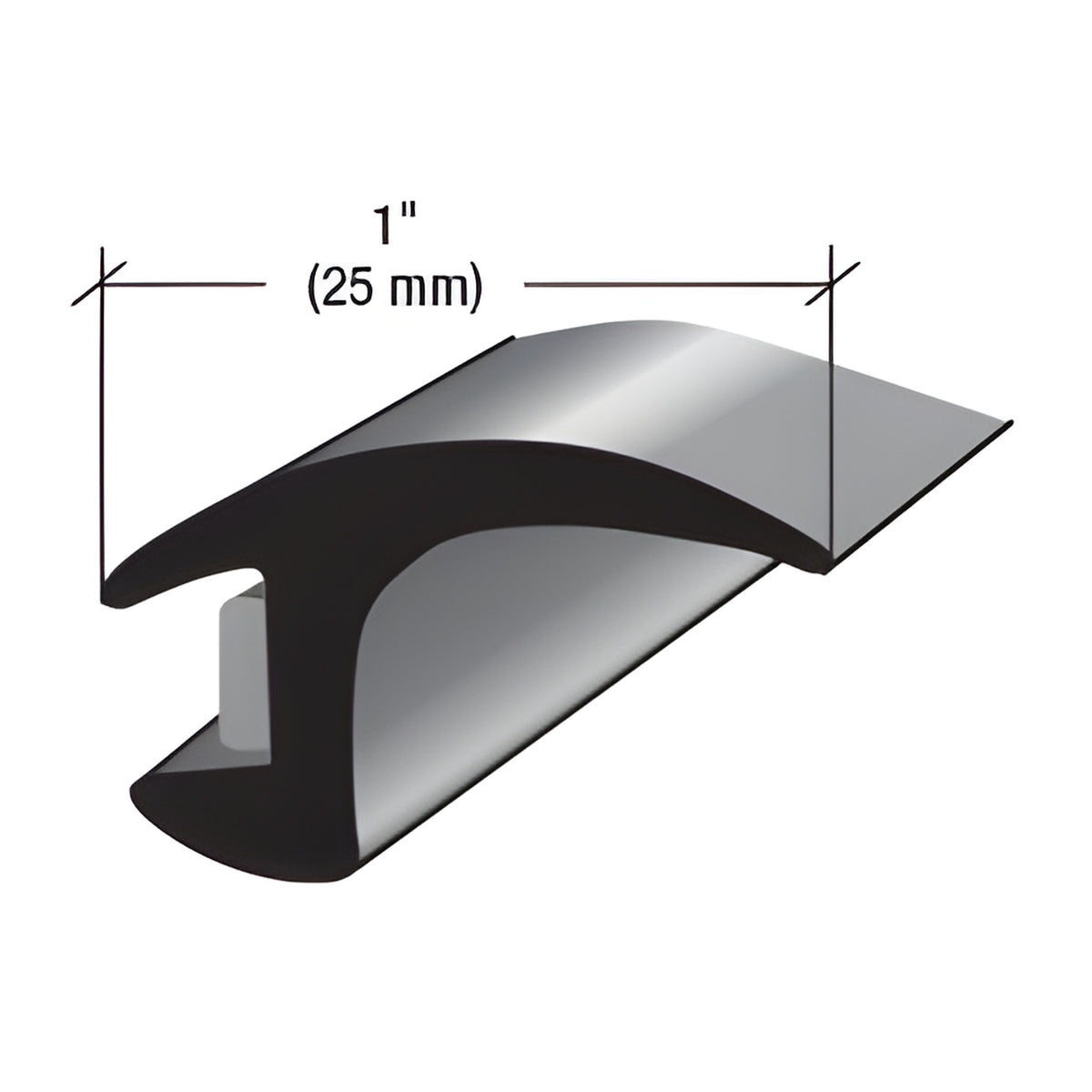 CRL 1" Universal Channel Molding with Butyl