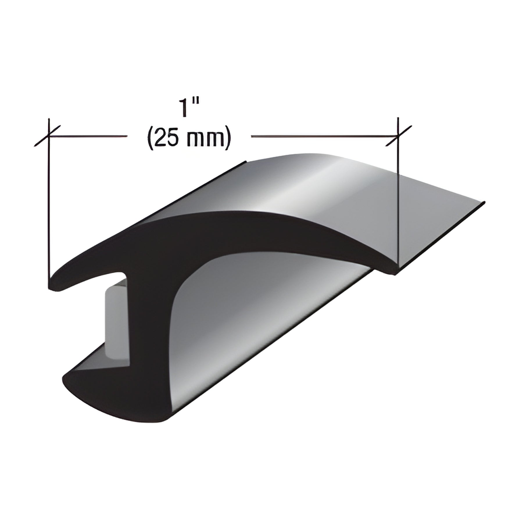 CRL 1" Universal Channel Molding with Butyl