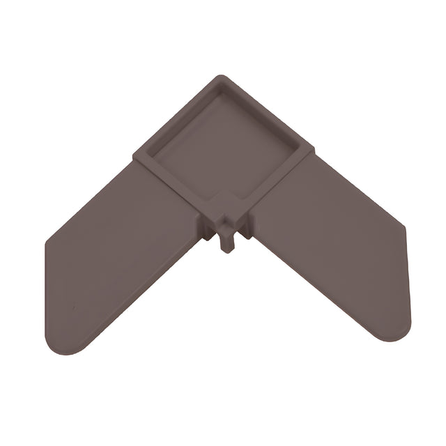 CRL 1" x 7/16" (25.4 x 11 mm) Bronze Corner for WSF1716 Series Screen Frame