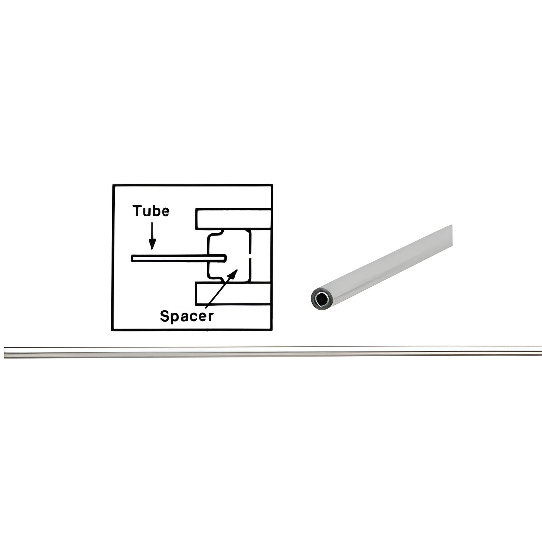 CRL 12" Stainless Steel Capillary/Breather Tubes for Insulating Glass Units 100/PK