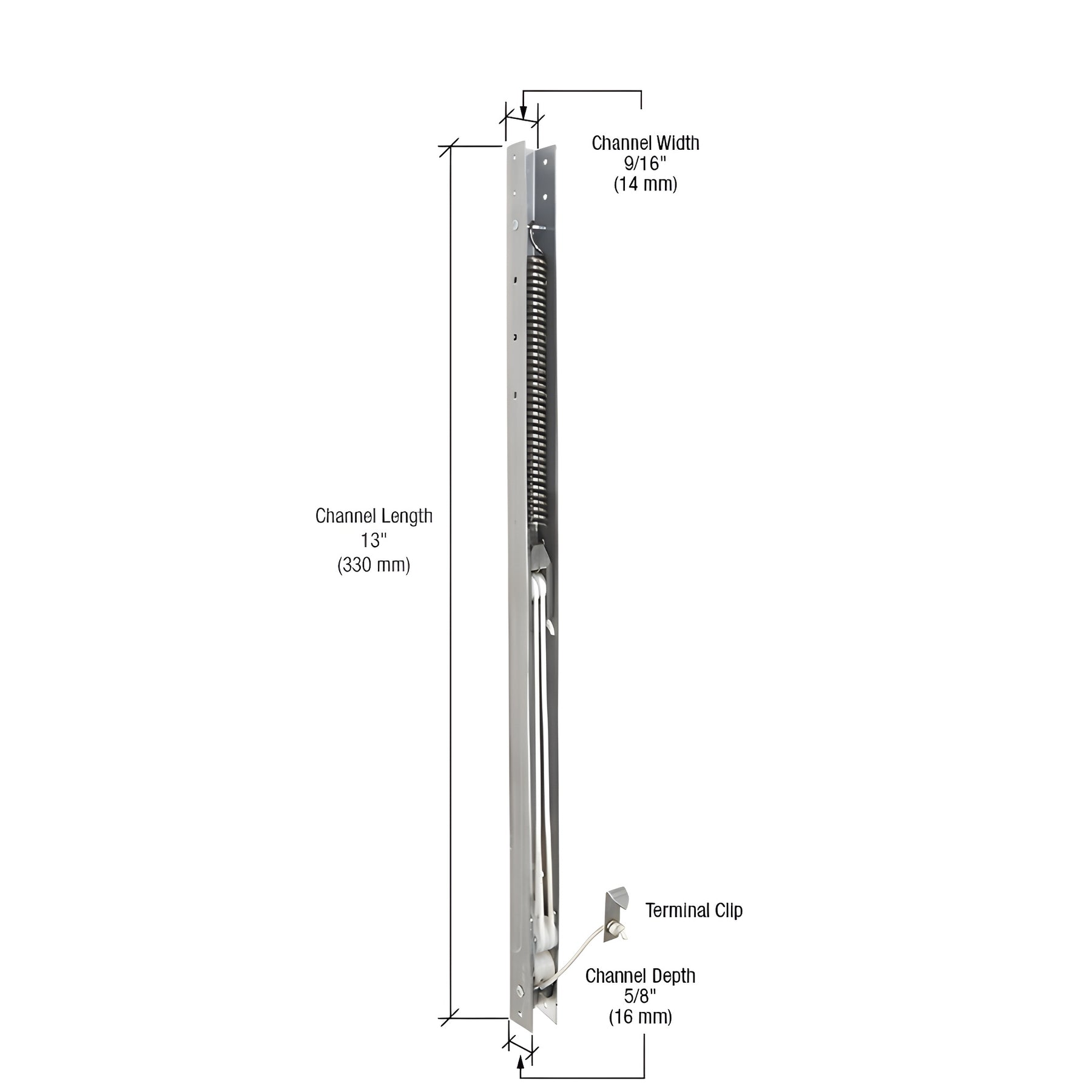 CRL 13" Window Channel Balance - 1230 or 12-3