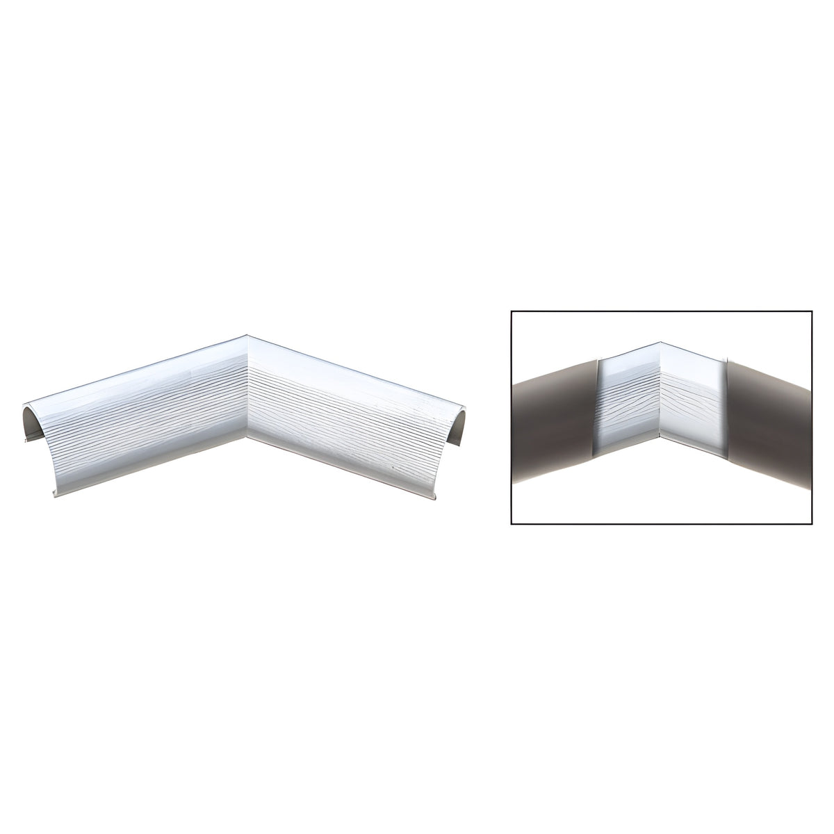 CRL 135º Corner Horizontal Internal Splice for 1.9" Cap Rail