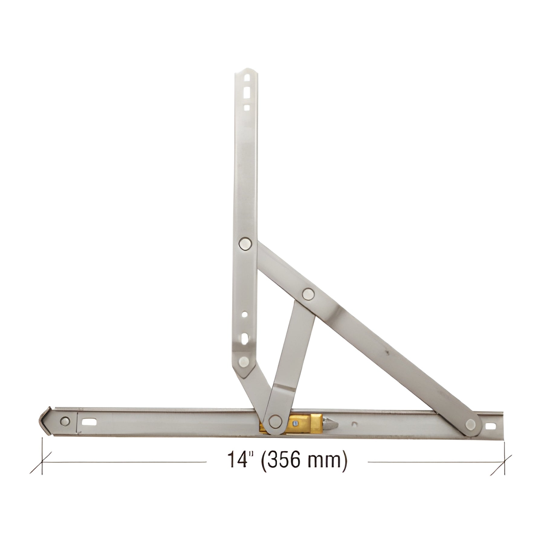 CRL 14" 4-Bar Heavy-Duty Stainless Steel 90 Degree Window Hinge