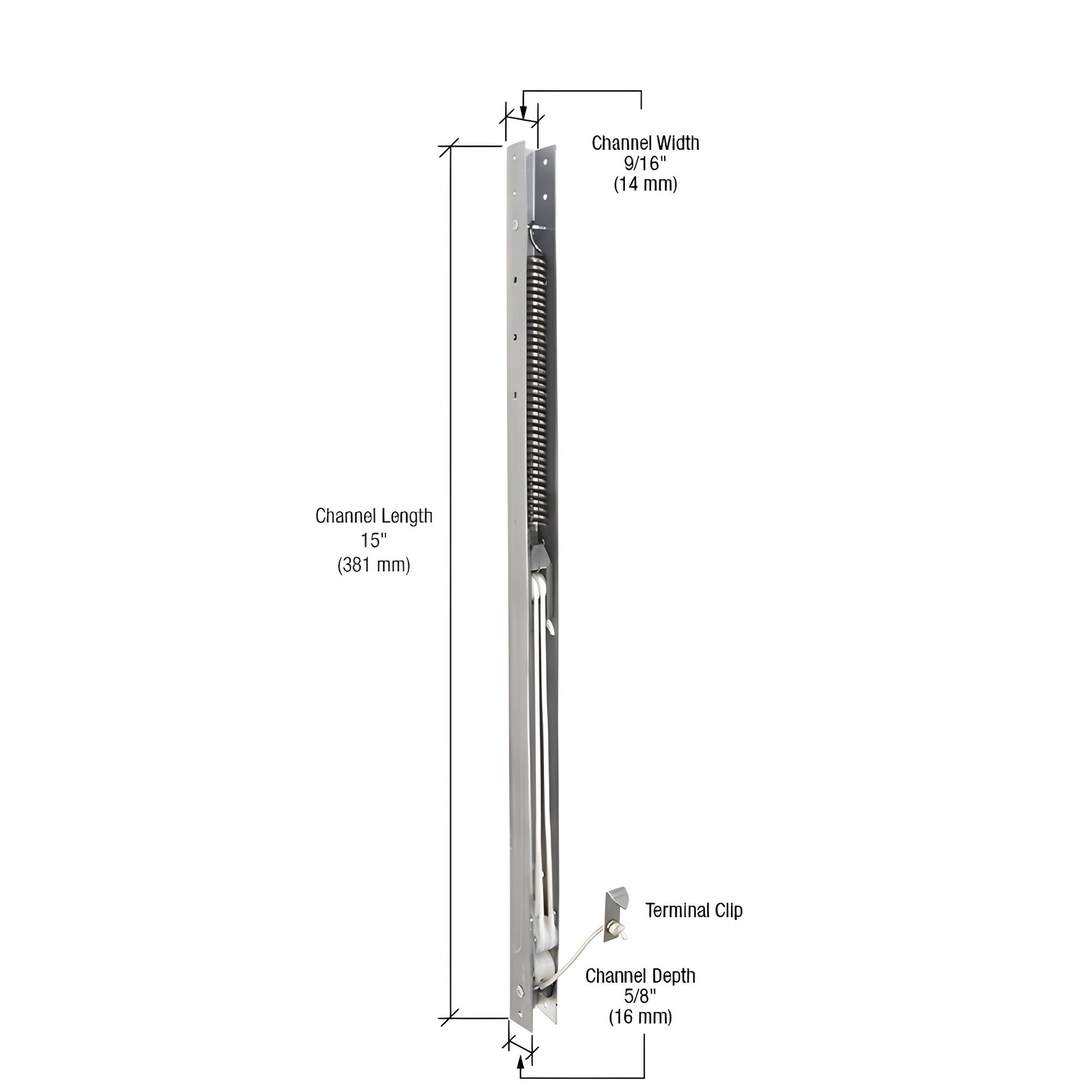 CRL 15" Window Channel Balance - 1430 or 14-3