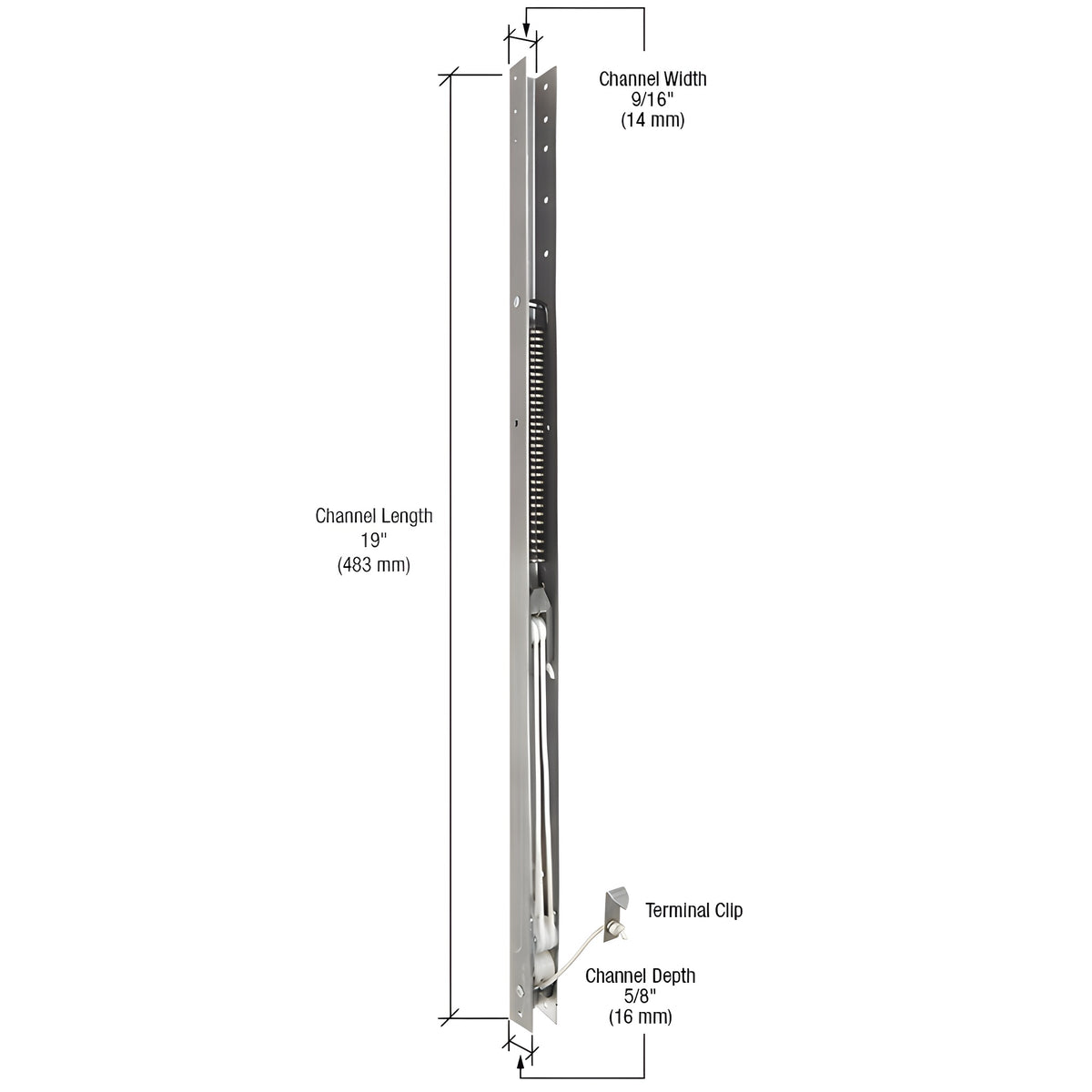 CRL 19" Window Channel Balance - 1820 or 18-2