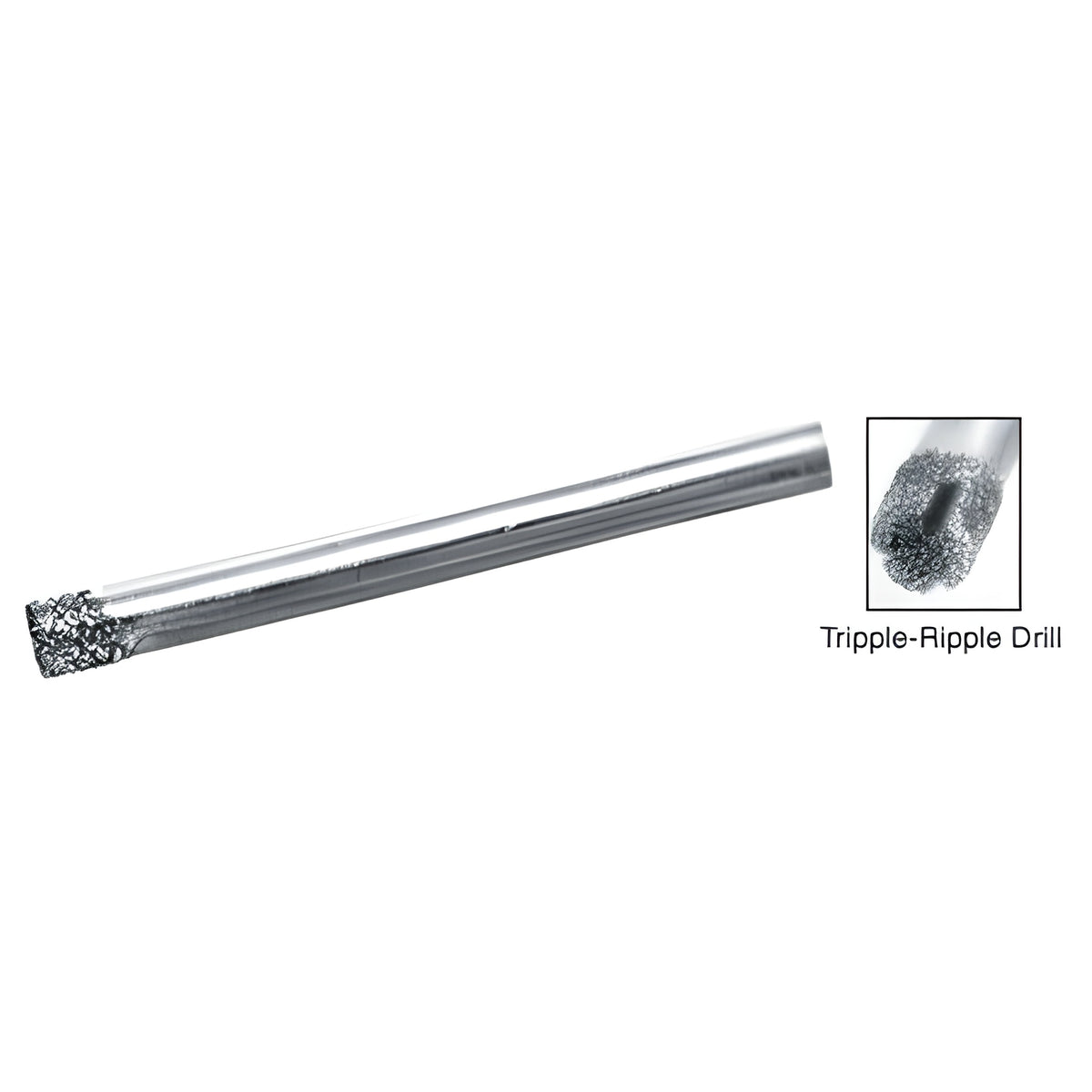 CRL 2.1 mm Tripple-Ripple™ Plated Diamond Drill