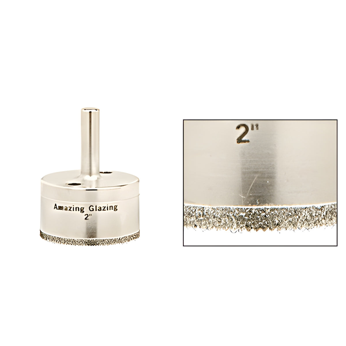 CRL 2" Amazing Glazing Plated Diamond Drill