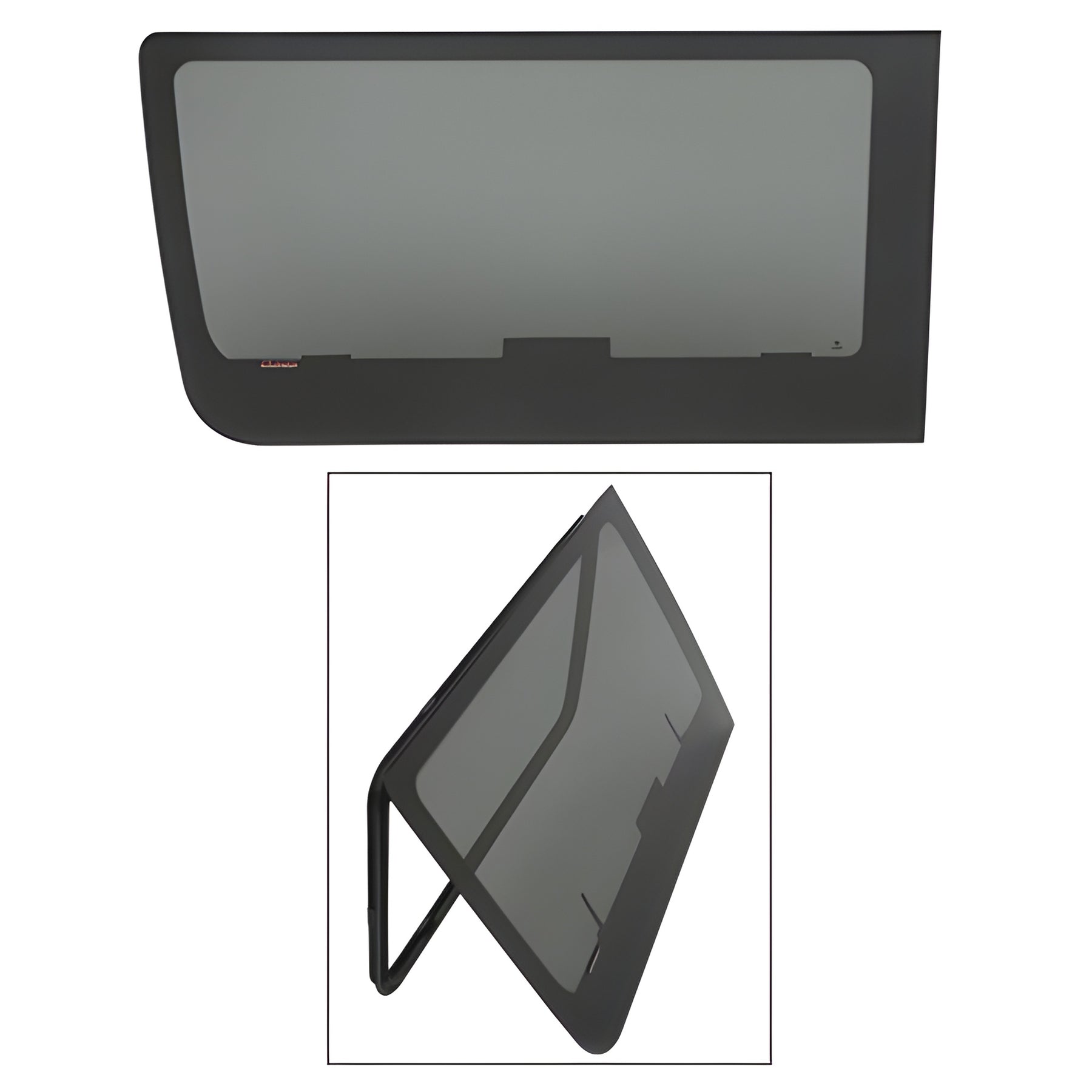 CRL 2007+ OEM Design 'All-Glass' Look Fixed Egress Window for Sprinter Van with 144" or 170" Wheelbase