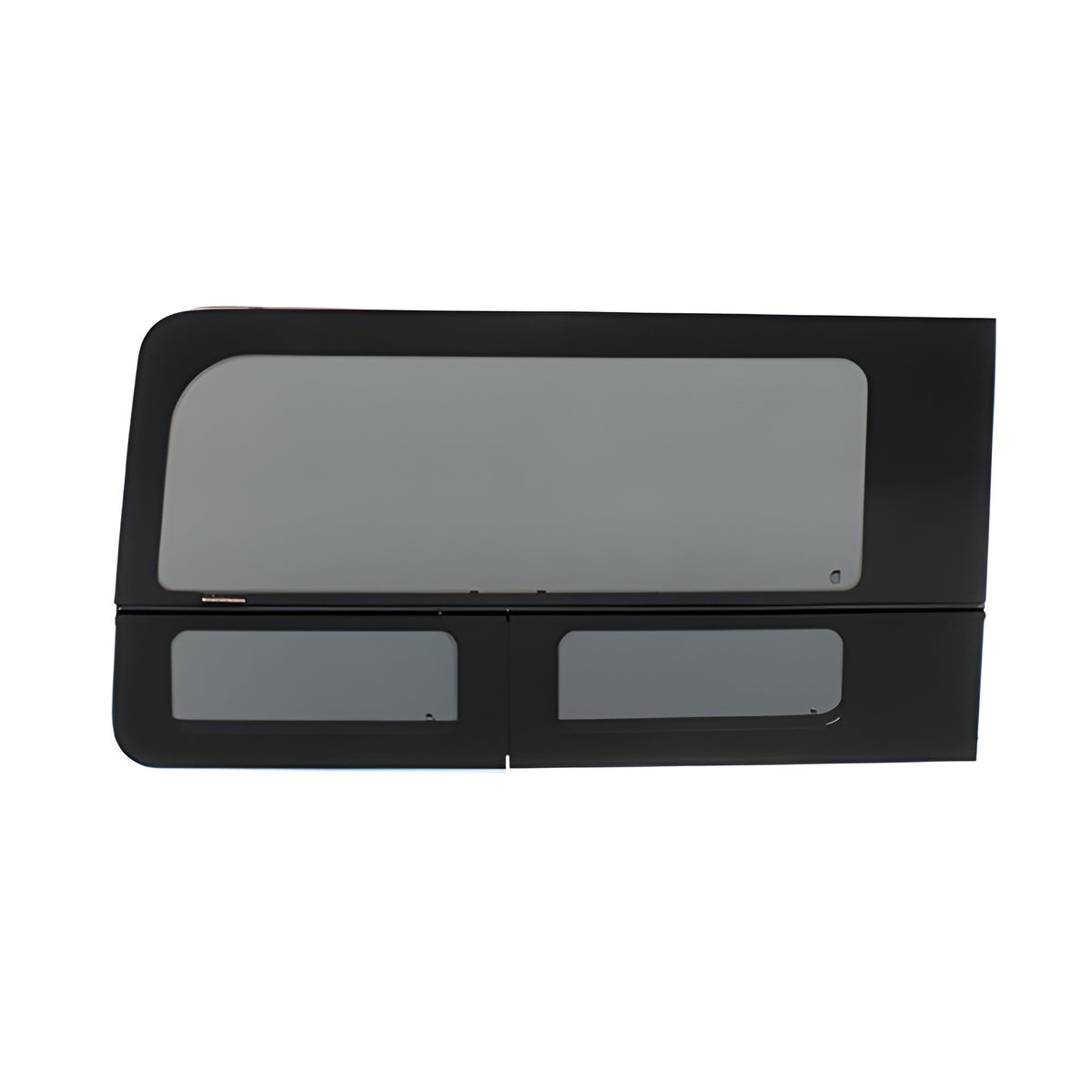 CRL 2015+ OEM Design 'All-Glass' Look Ford Transit Driver's Side Forward Window for 130" or 148" Standard Body and 148" Extended Length Body Medium and High Top Vans