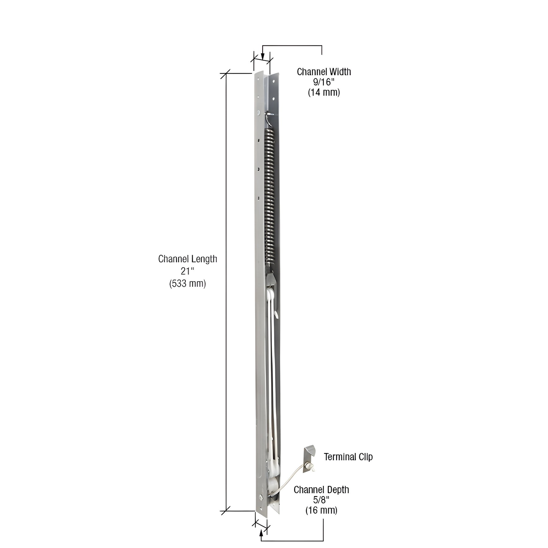 CRL 21" Window Channel Balance - 2040 or 20-4