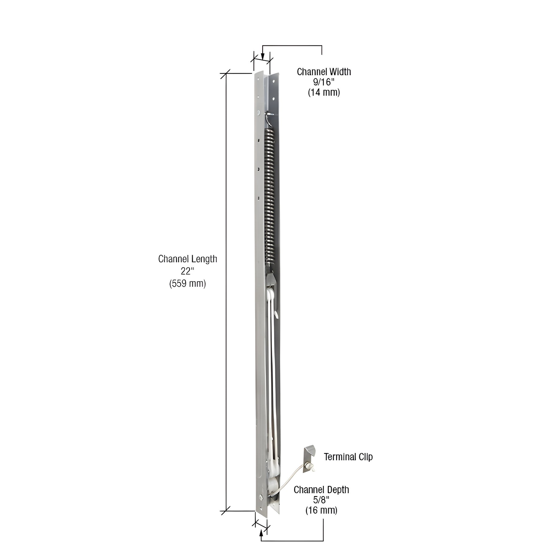 CRL 22" Window Channel Balance - 2140 or 21-4