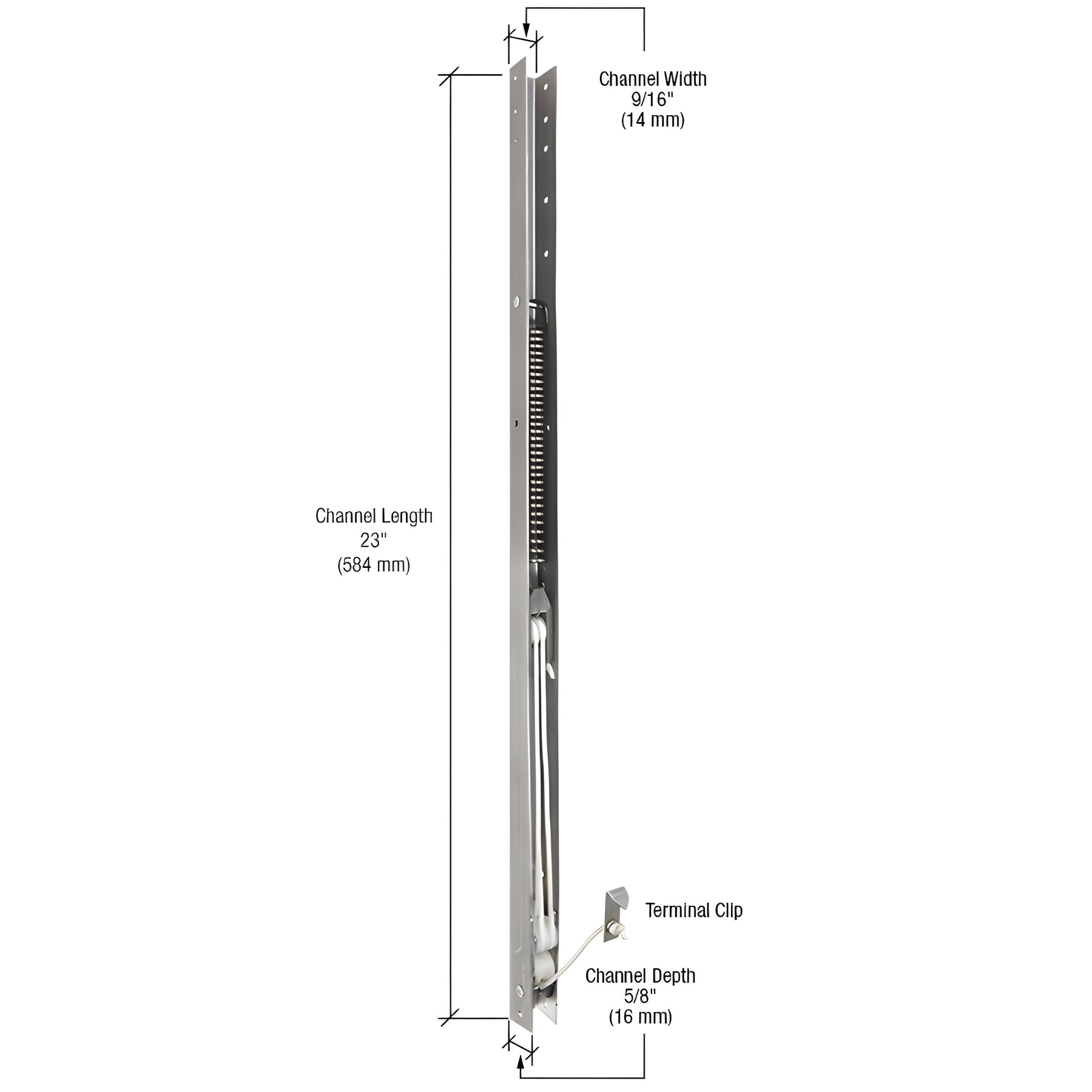 CRL 23" Window Channel Balance - 2220 or 22-2