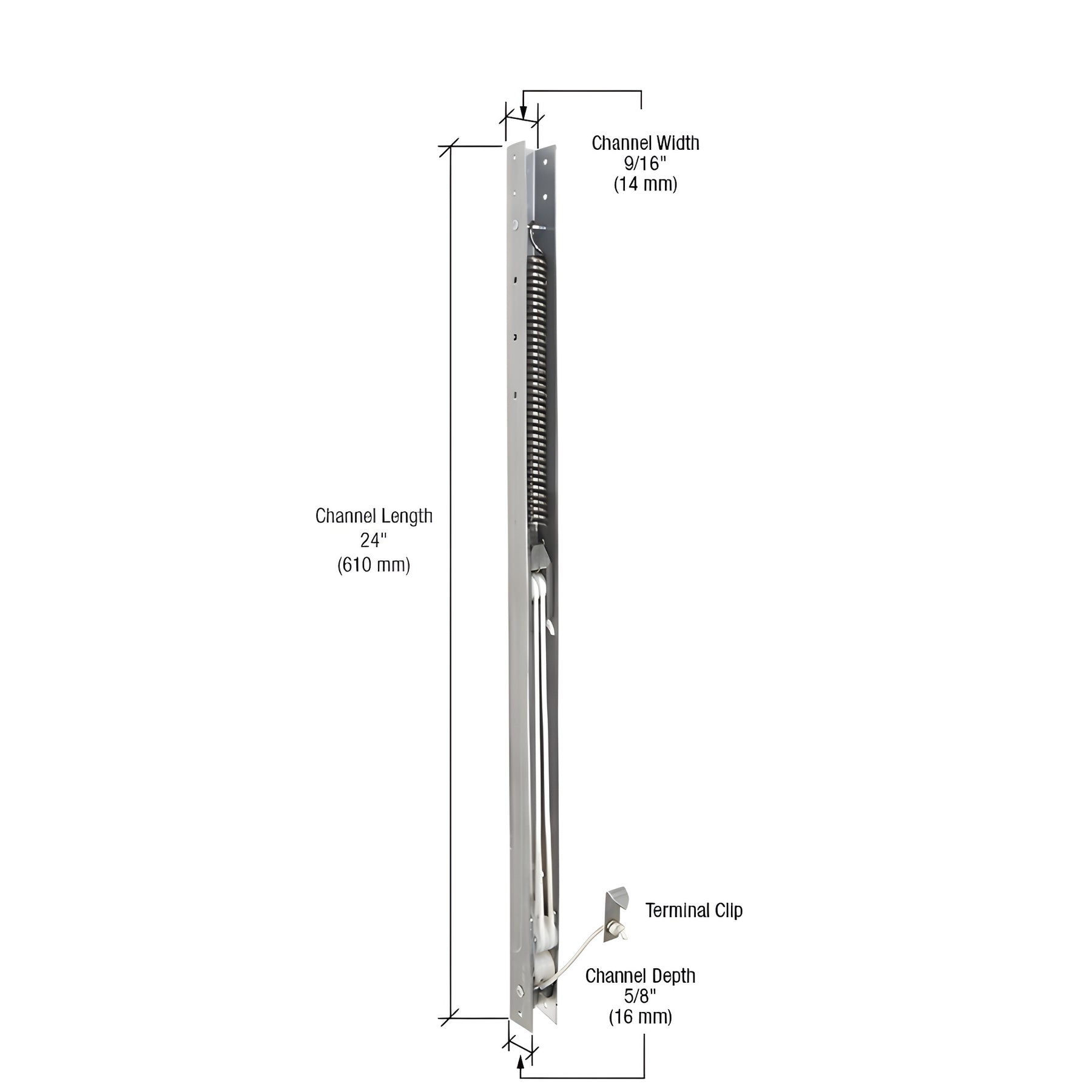 CRL 24" Window Channel Balance - 2330 or 23-3