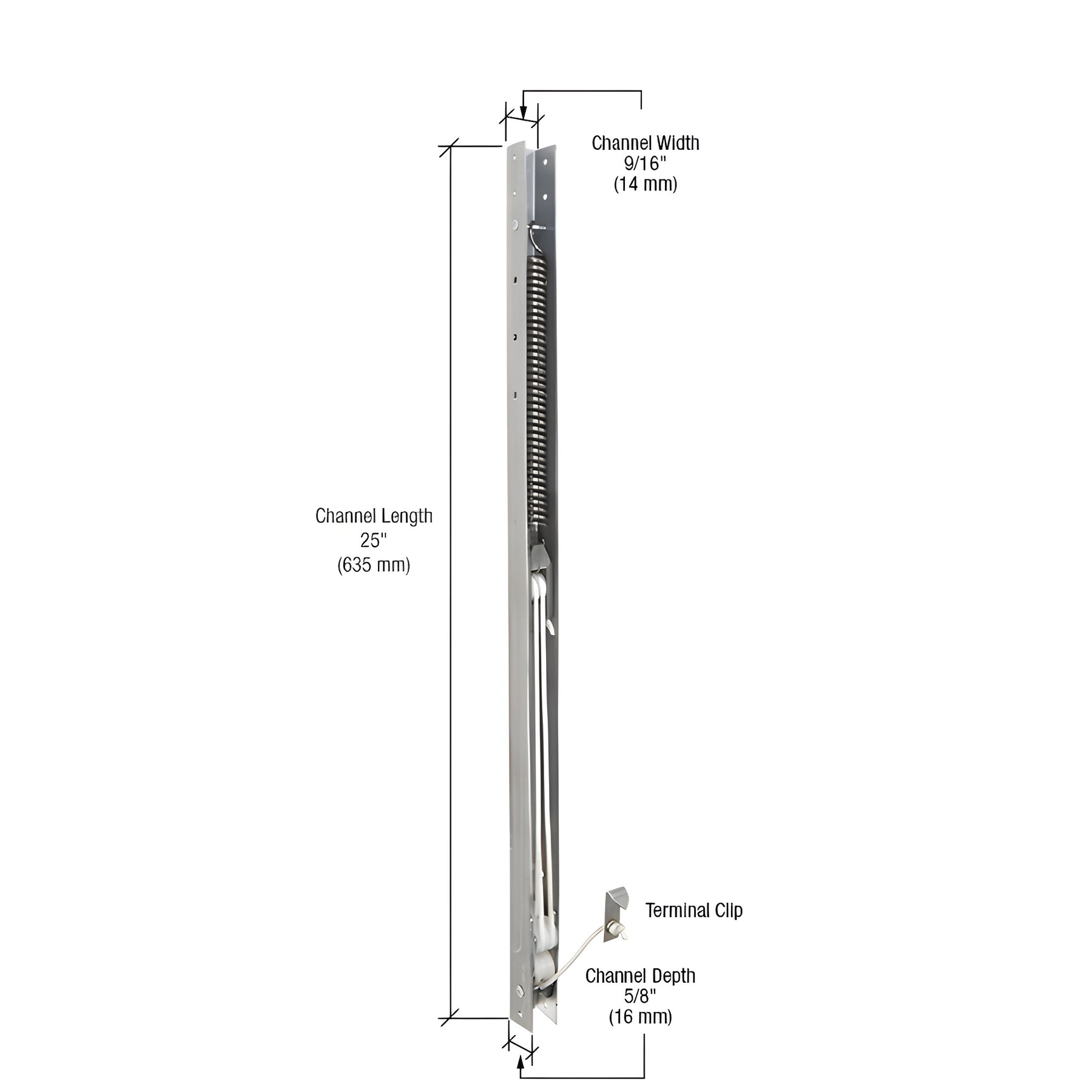 CRL 25" Window Channel Balance - 2430 or 24-3