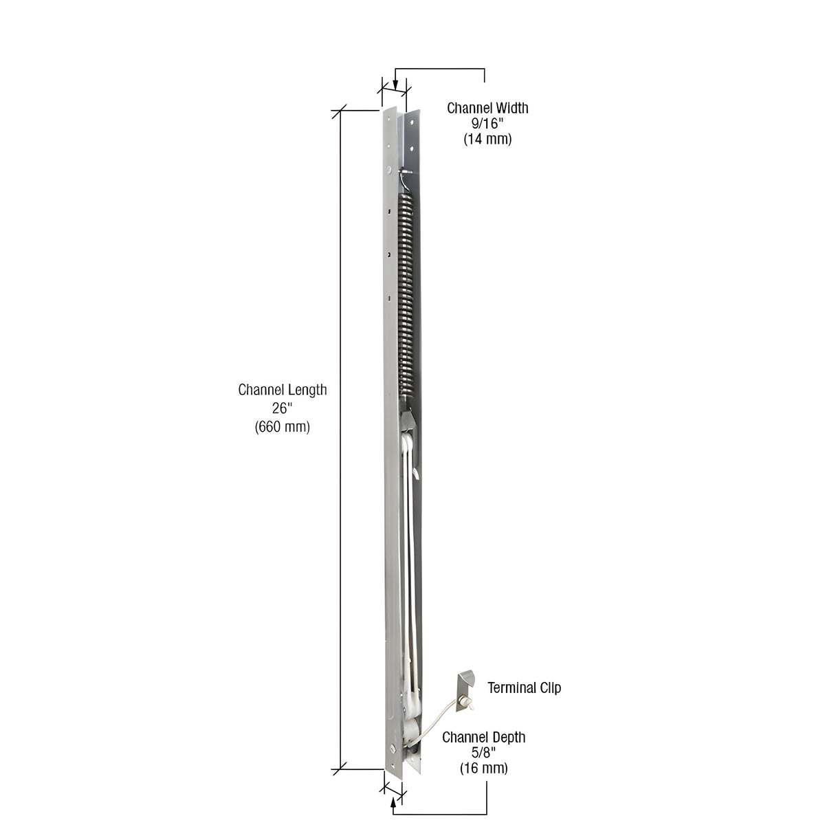 CRL 26" Window Channel Balance - 2510 or 25-1