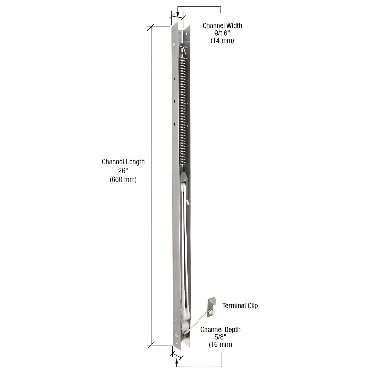 CRL 26" Window Channel Balance - 2530 or 25-3
