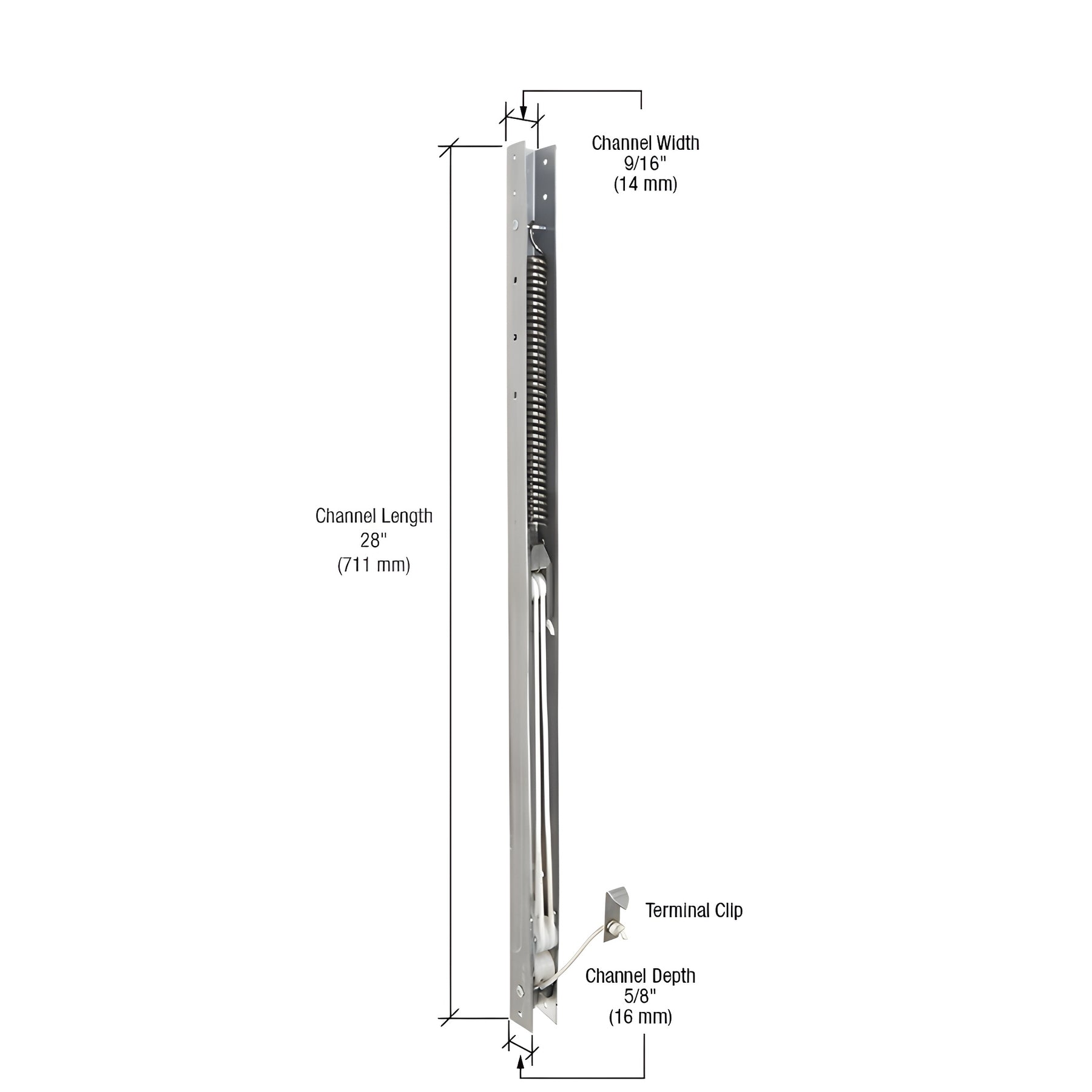 CRL 28" Window Channel Balance - 2730 or 27-3
