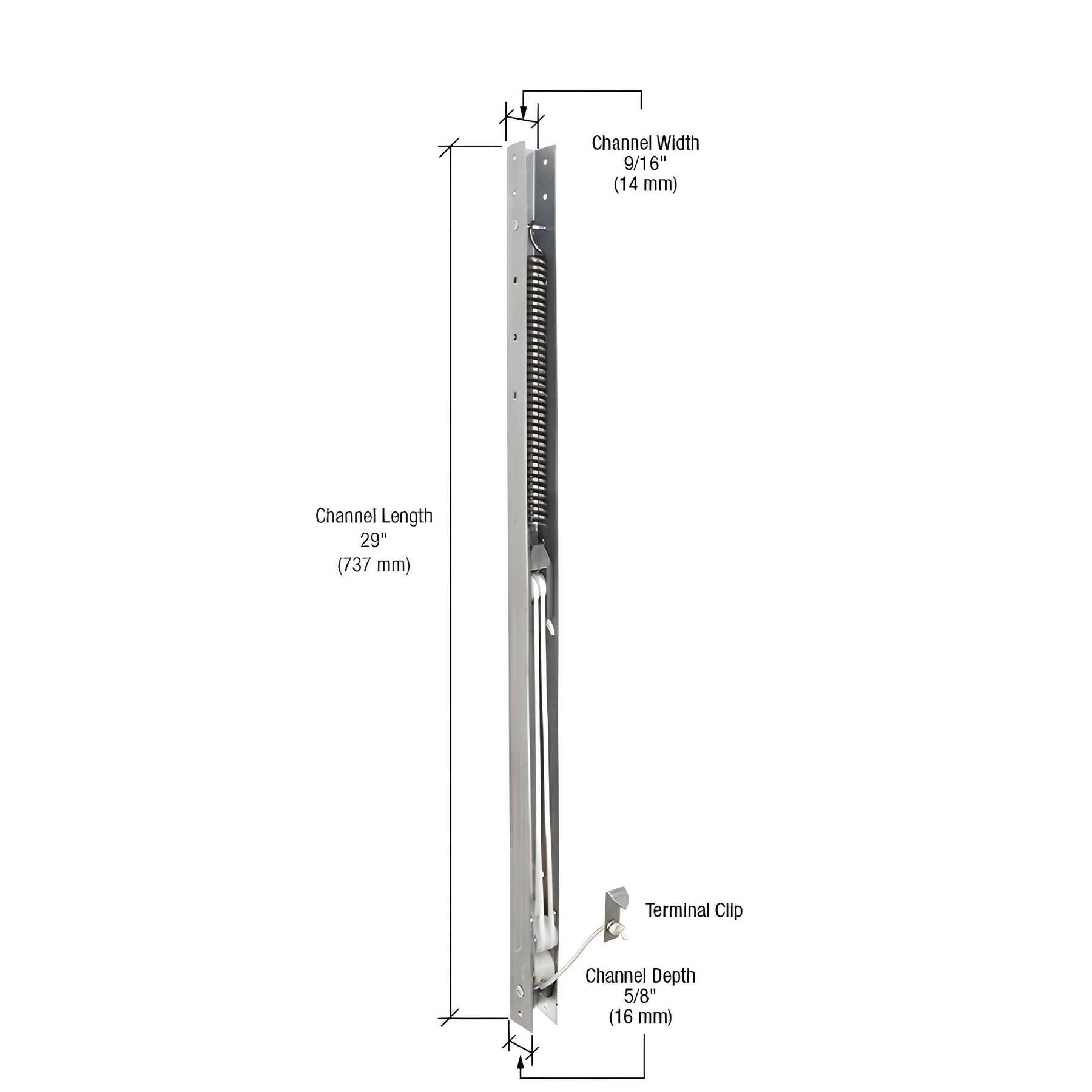 CRL 29" Window Channel Balance - 2850 or 28-5