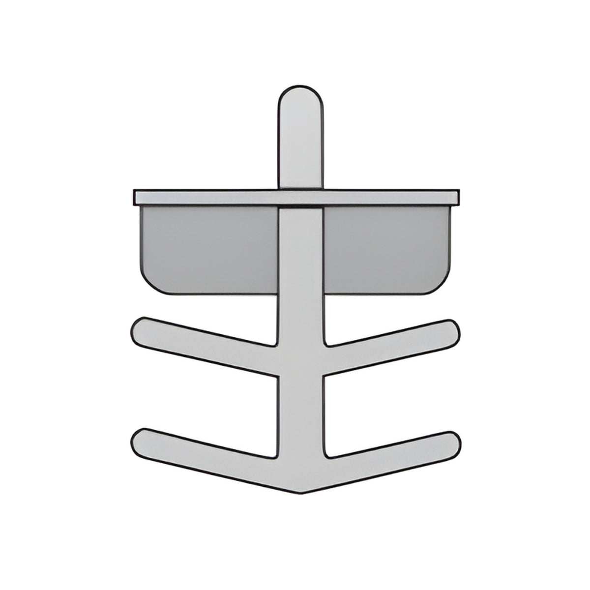 CRL 3/4" Internal 1-Prong Muntin Bar Keeper