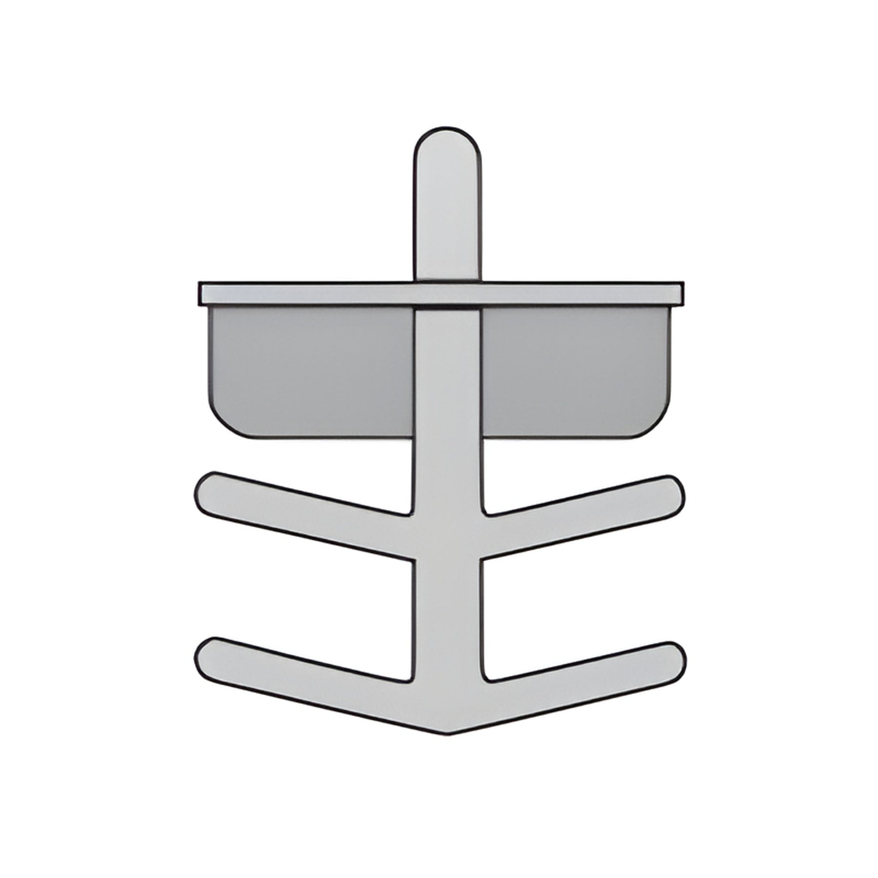 CRL 3/4" Internal 1-Prong Muntin Bar Keeper