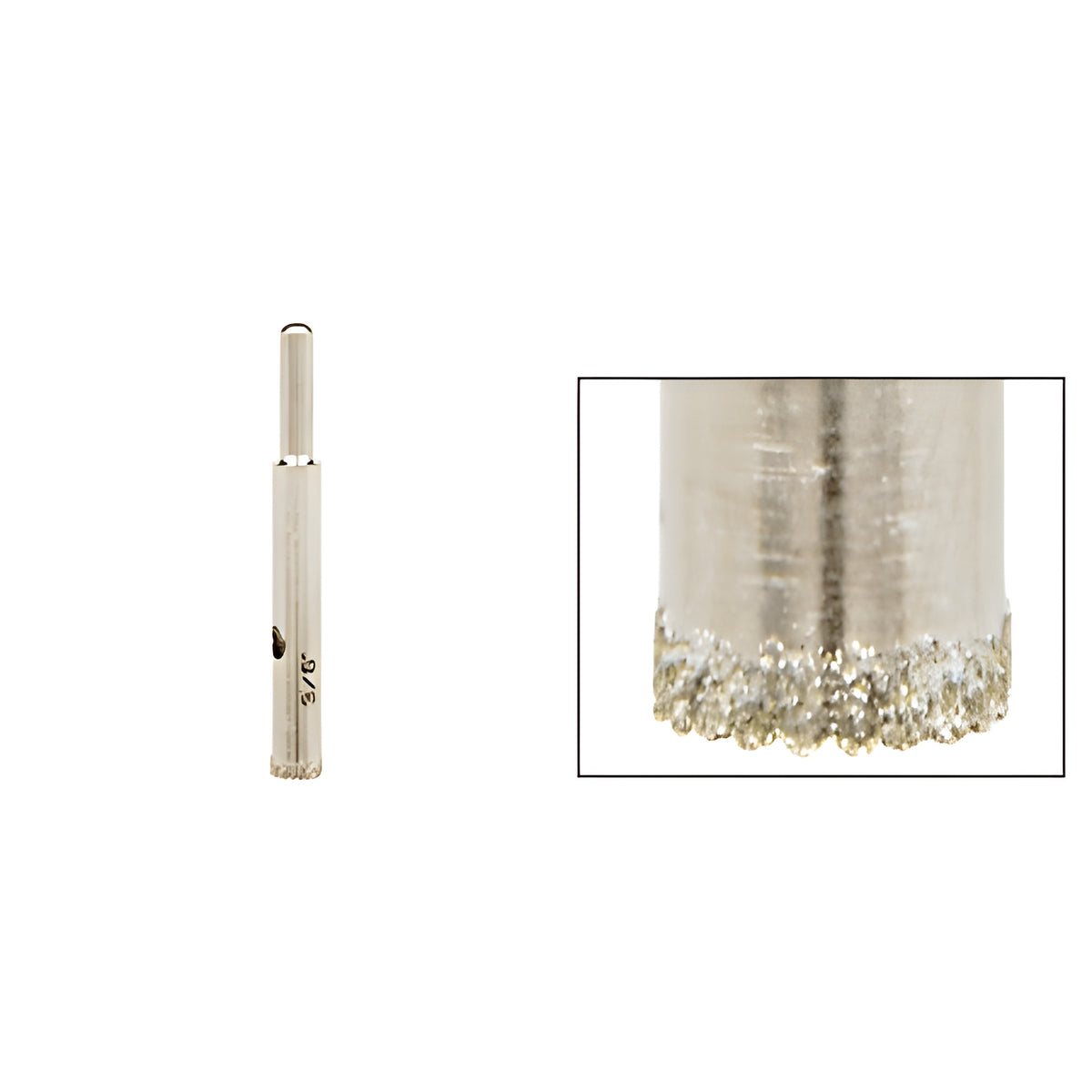 CRL 3/8" Amazing Glazing Plated Diamond Drill