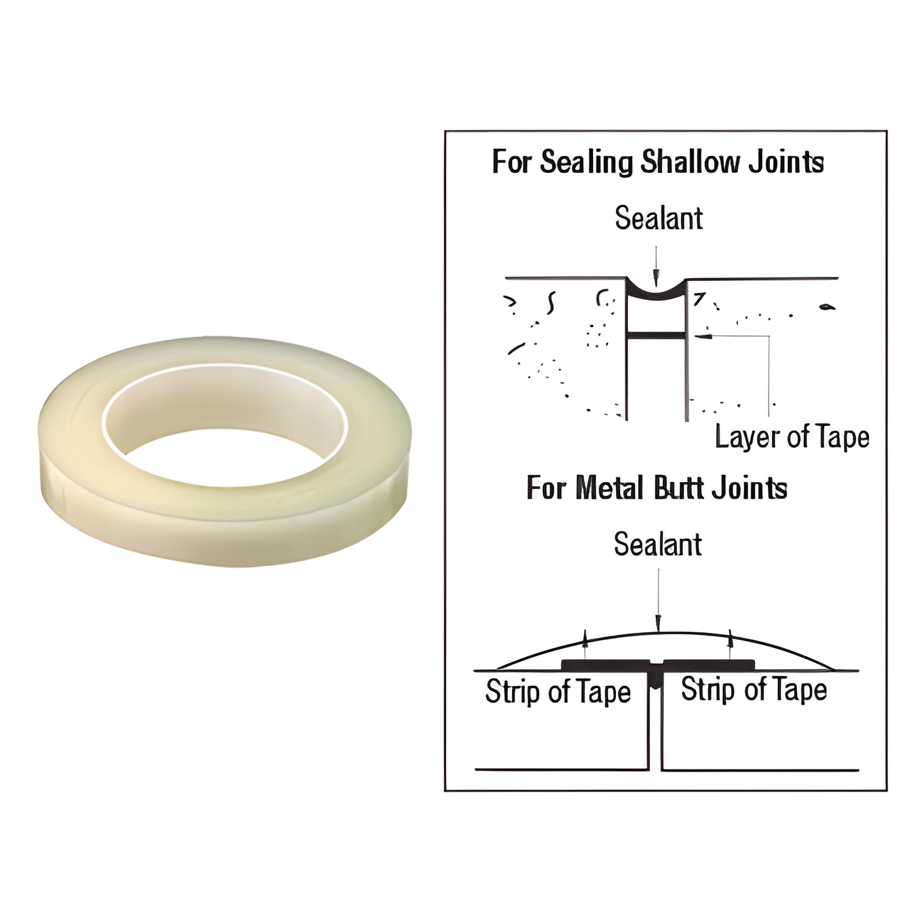 CRL 3/8" Bond Breaker Tape