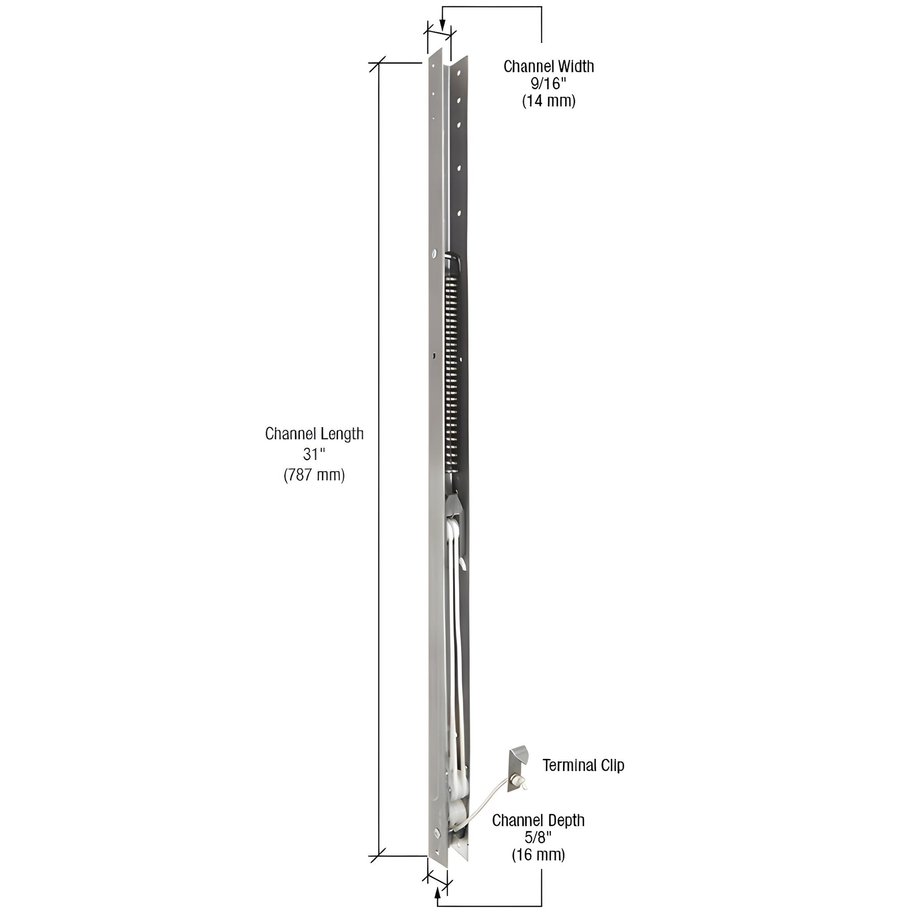 CRL 31" Window Channel Balance - 3010 or 30-1