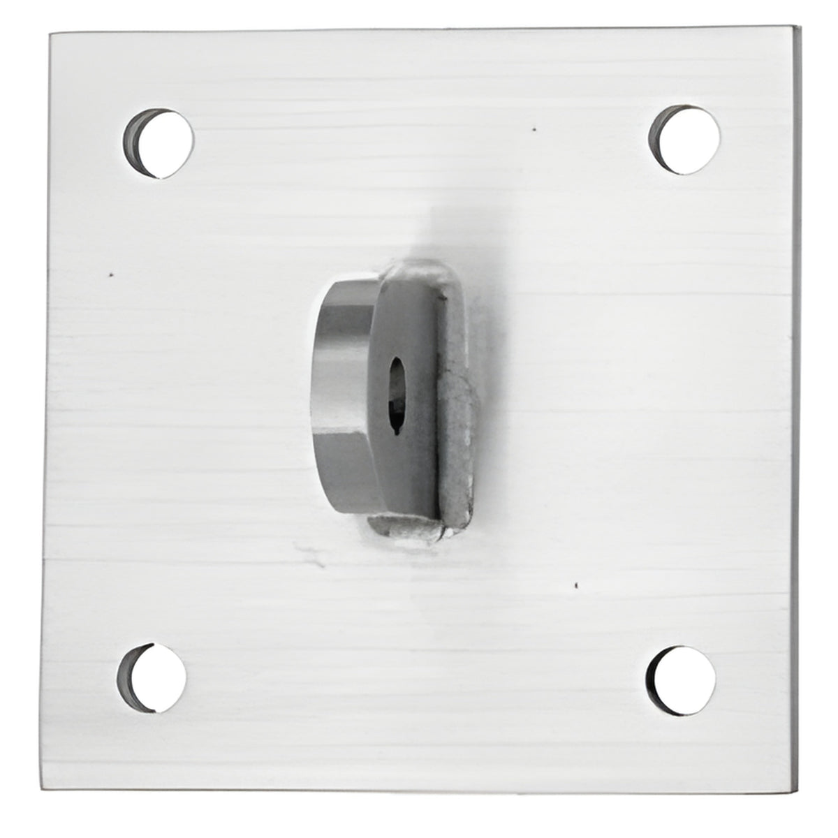 CRL 316 Brushed Stainless 28mm Square Mounting Plate for 12 mm Rods