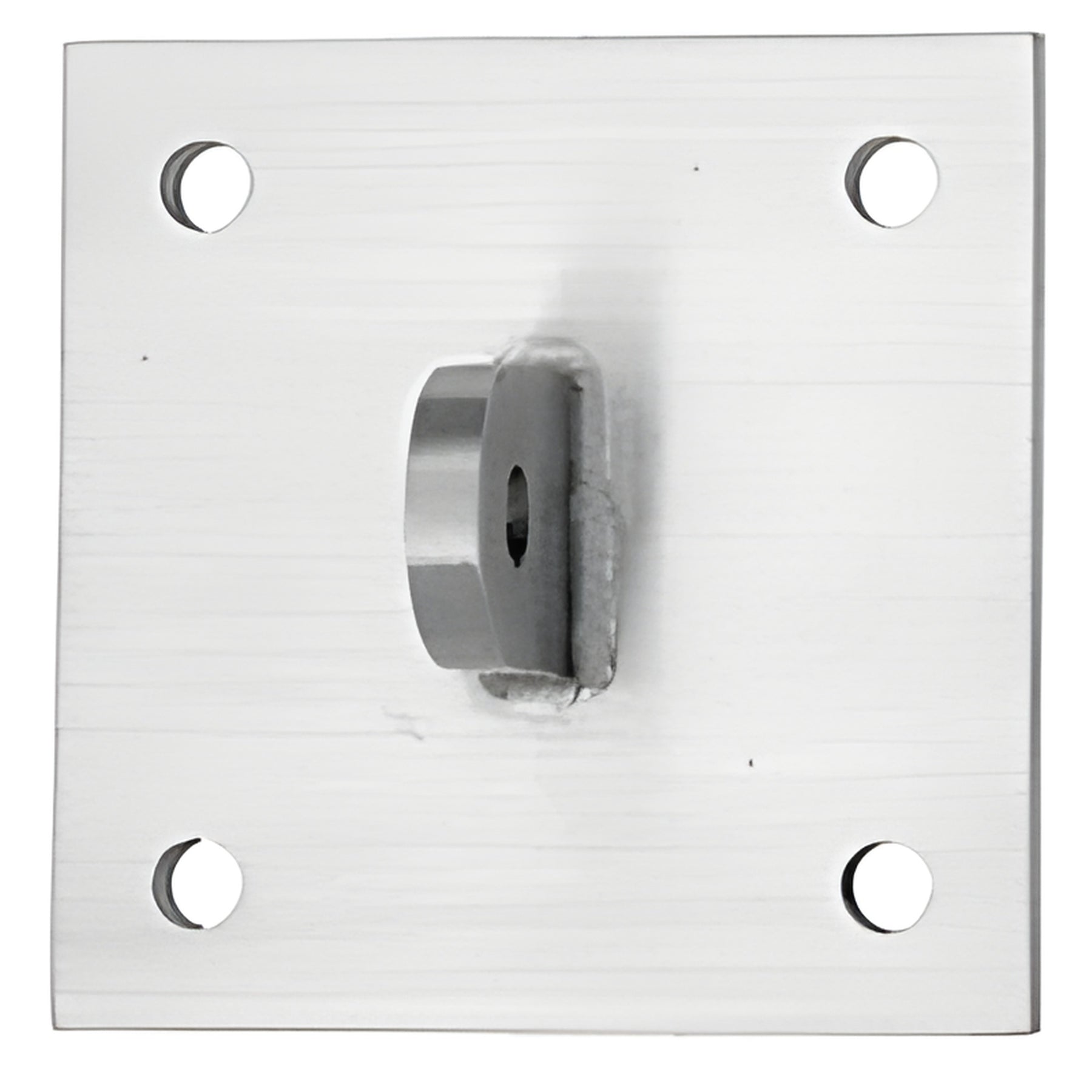 CRL 316 Brushed Stainless 28mm Square Mounting Plate for 12 mm Rods