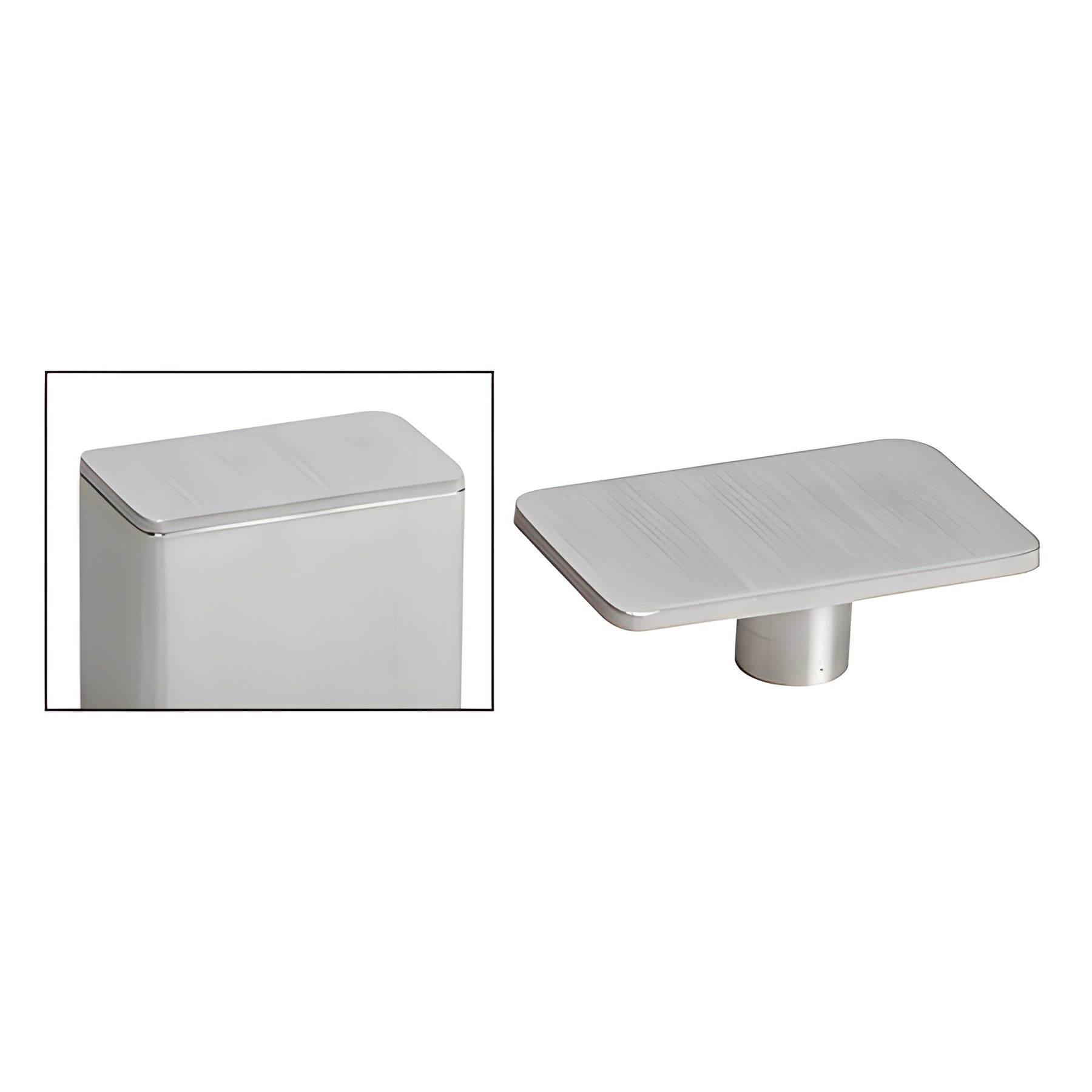 CRL 316 Brushed Stainless Steel P9 Top Post Cap