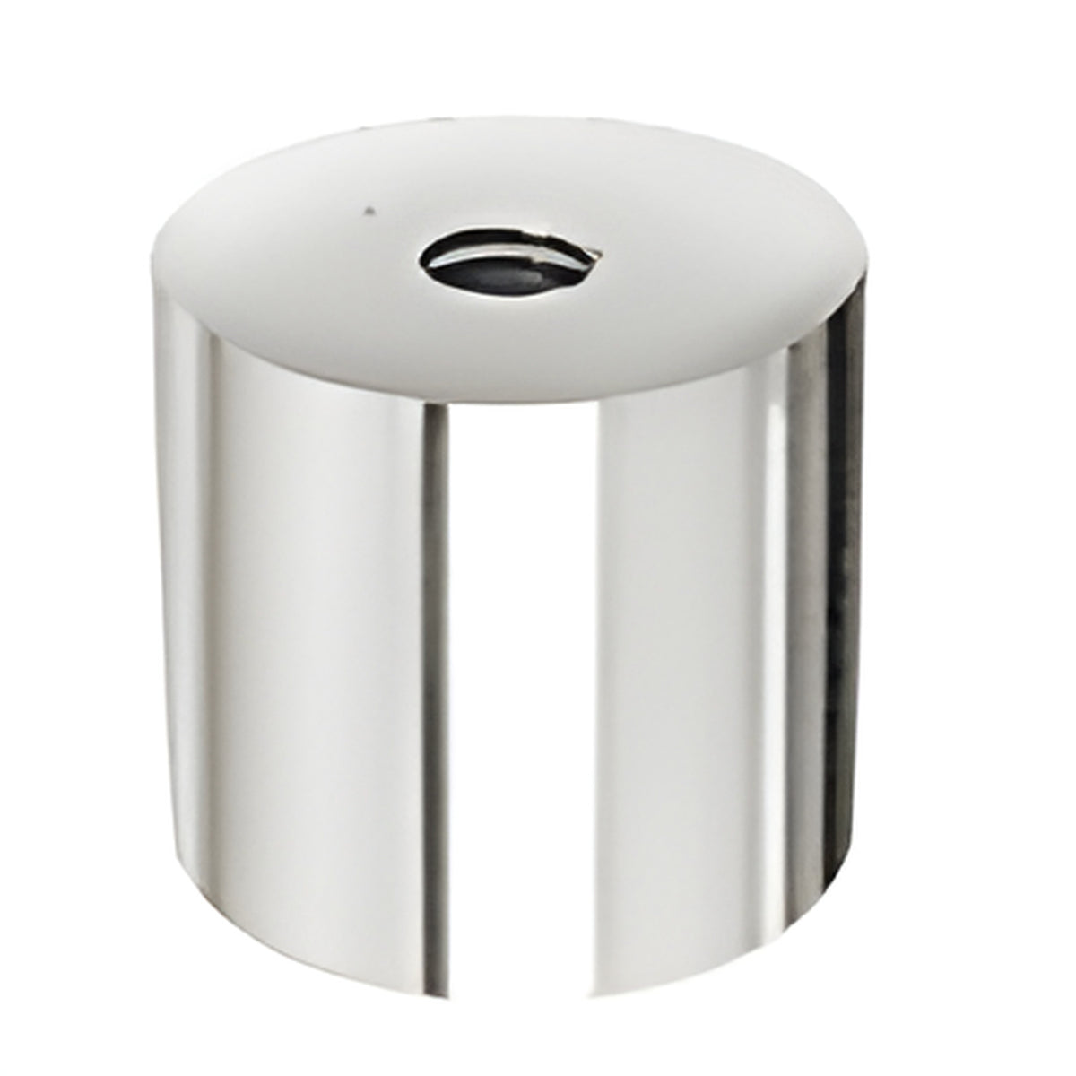 CRL 316 Polished Stainless Clad Aluminum Standoff Base 1-1/2" Diameter by 1" Long