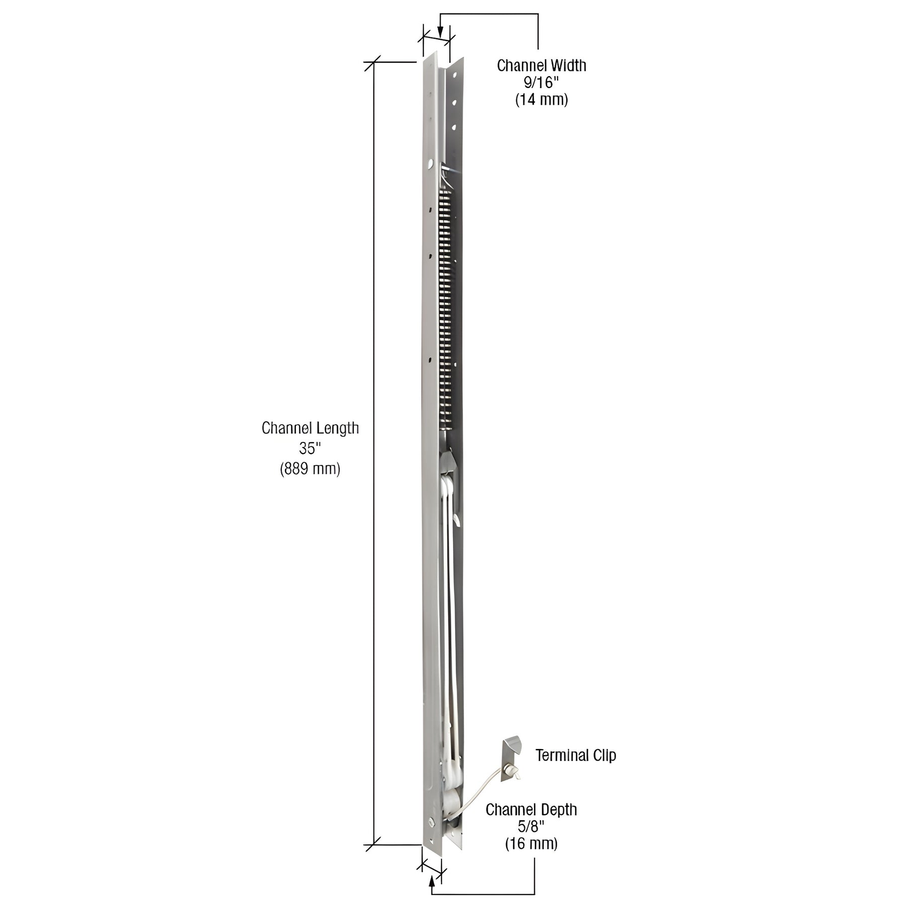 CRL 35" Window Channel Balance - 3430 or 34-3